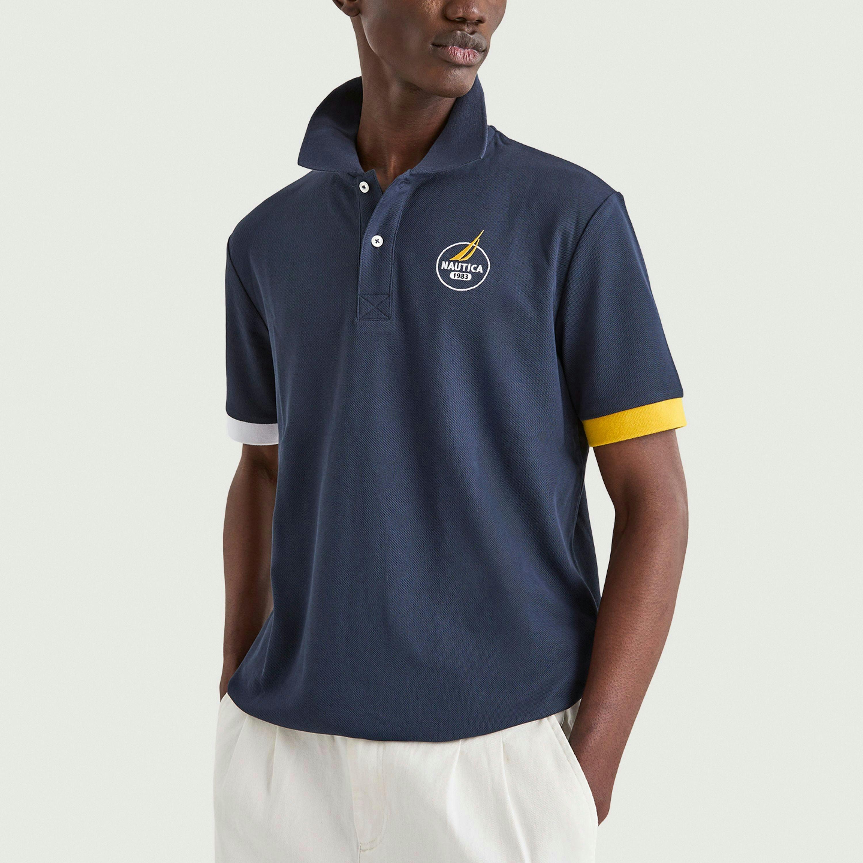 Godavari Polo Shirt-Dark Navy , view 1 of 3