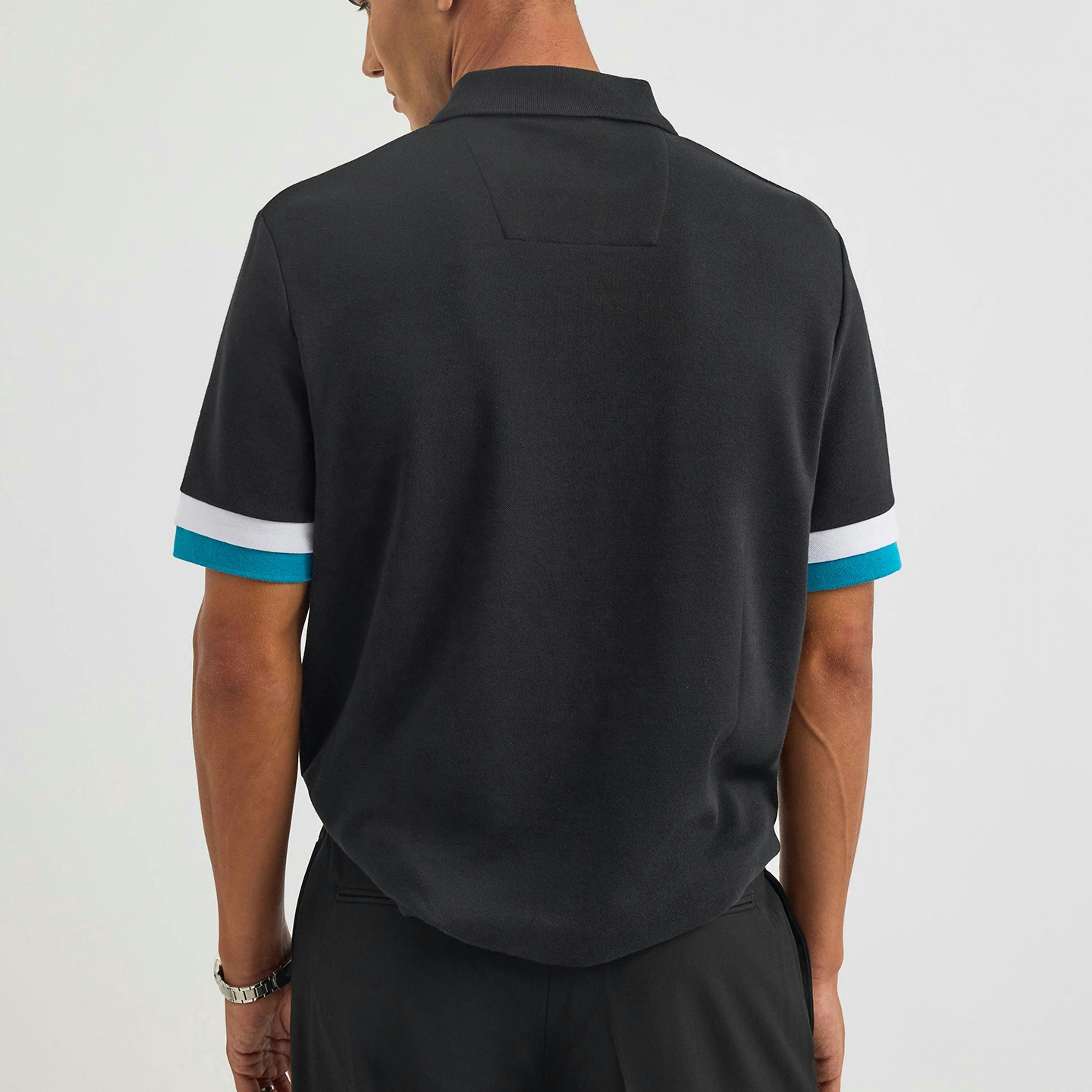Keanu Polo Shirt - Black , view 2 of 4