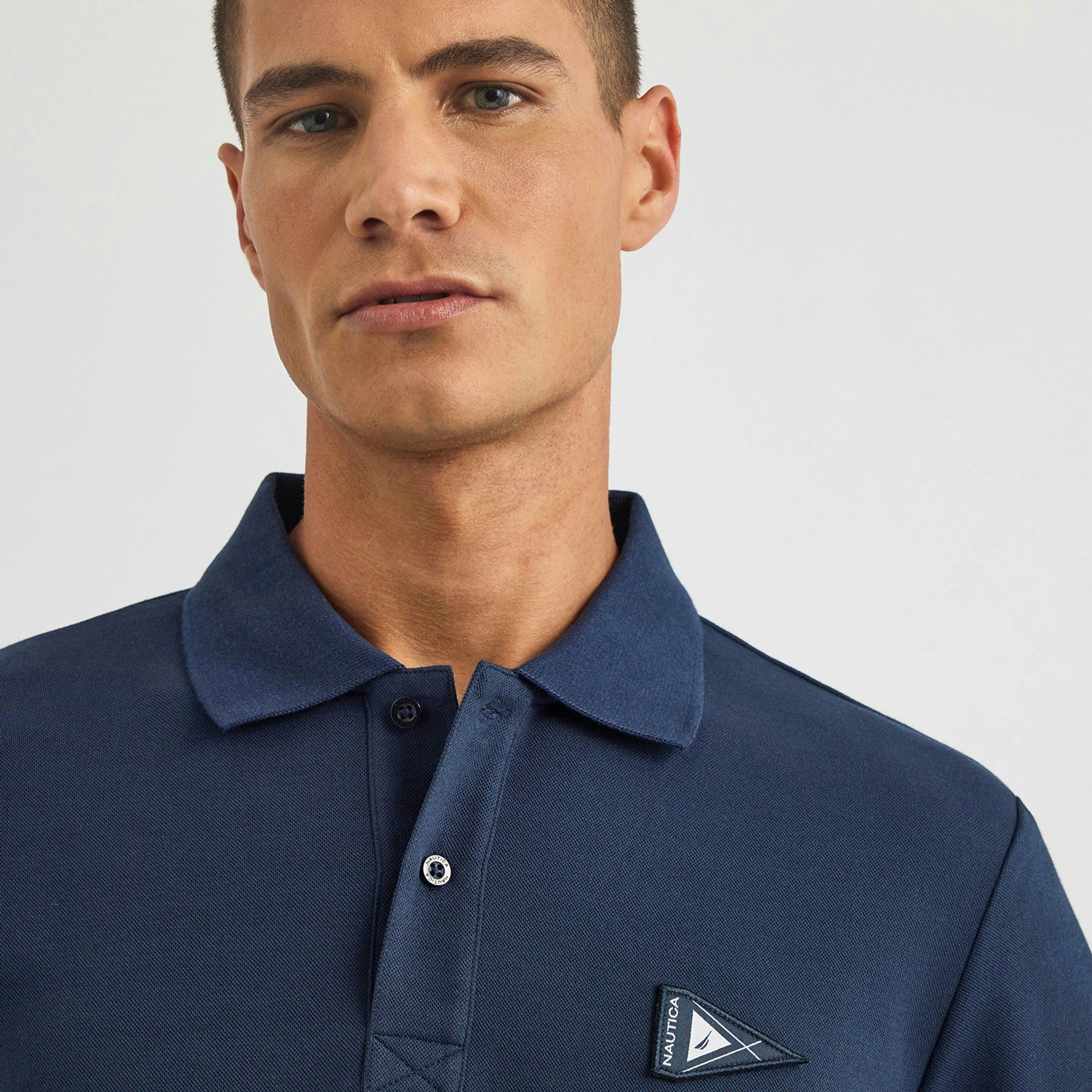 Keanu Polo Shirt - Dark Navy , view 4 of 4