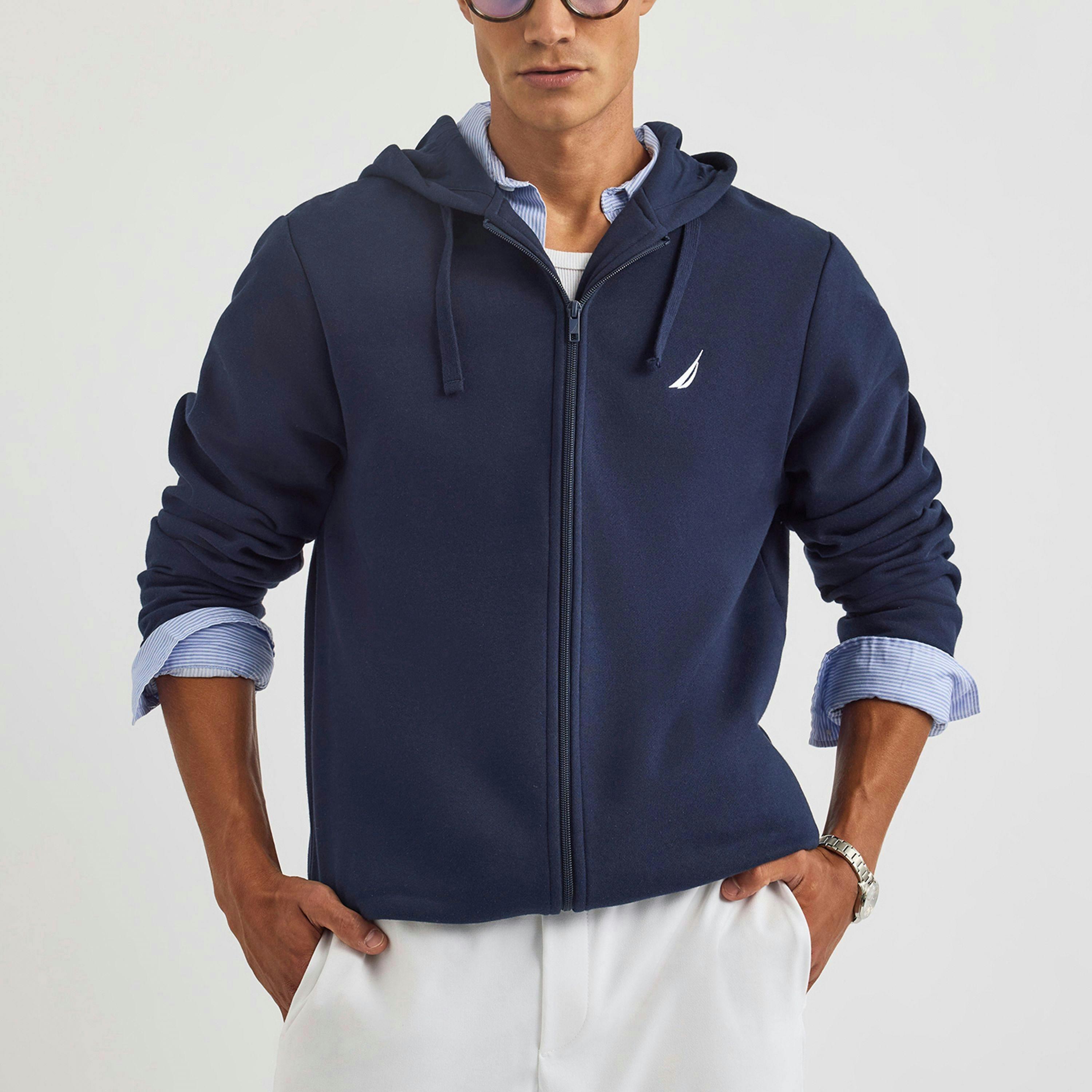 Makani FZ Hoodie - Dark Navy , view 1 of 4