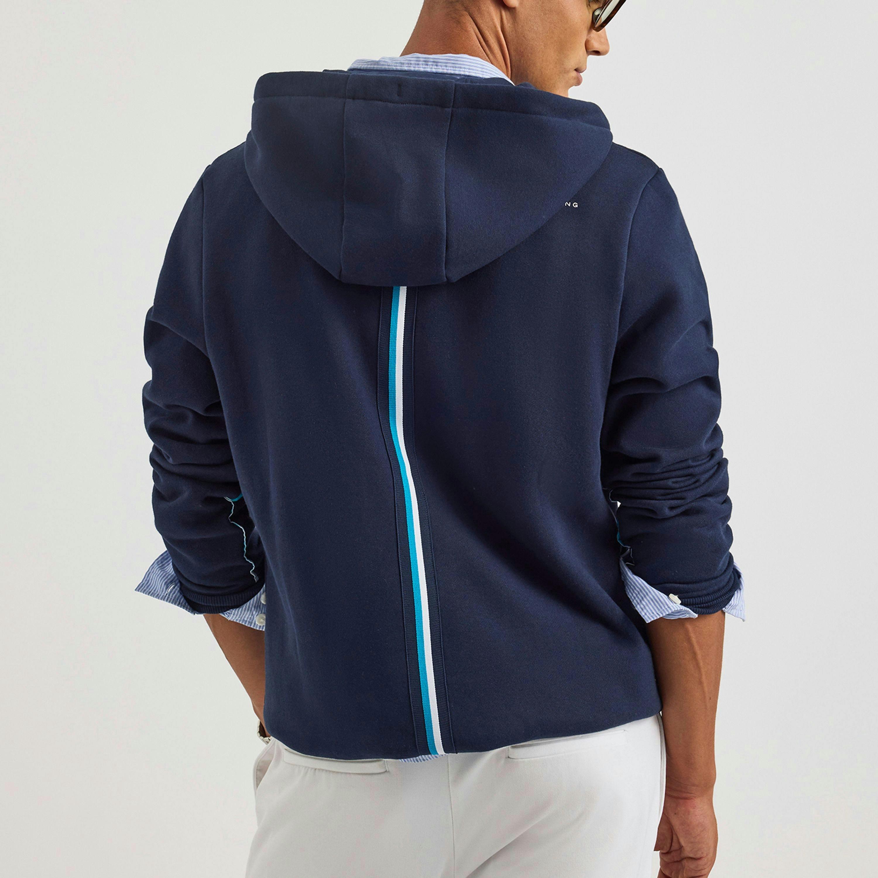 Makani FZ Hoodie - Dark Navy , view 2 of 4