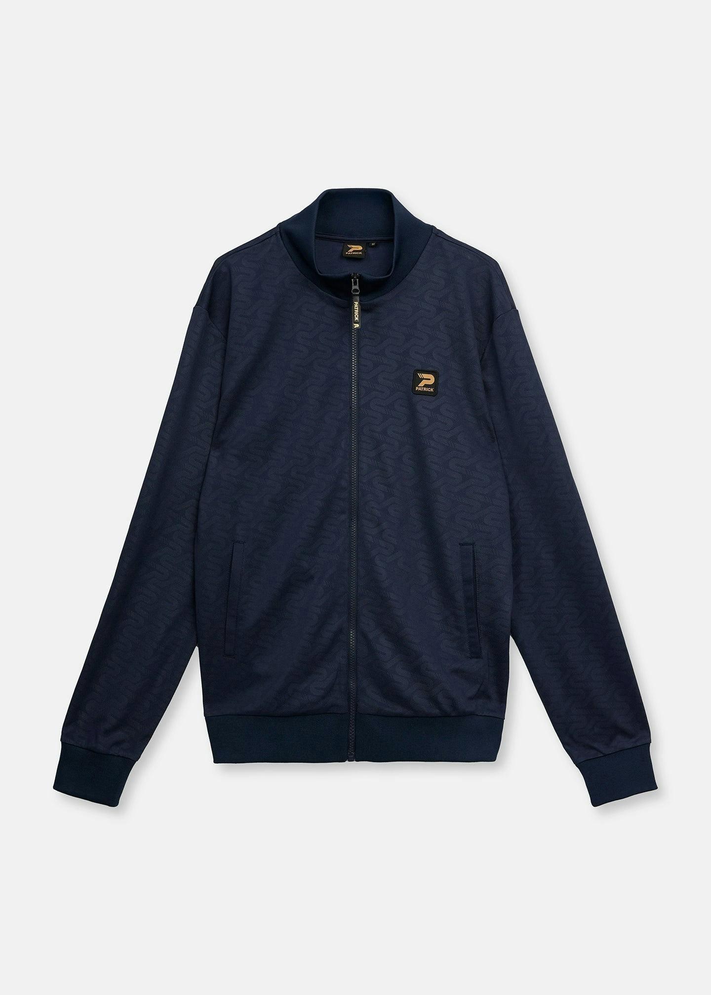 Patterson Track top - Navy , view 2 of 3