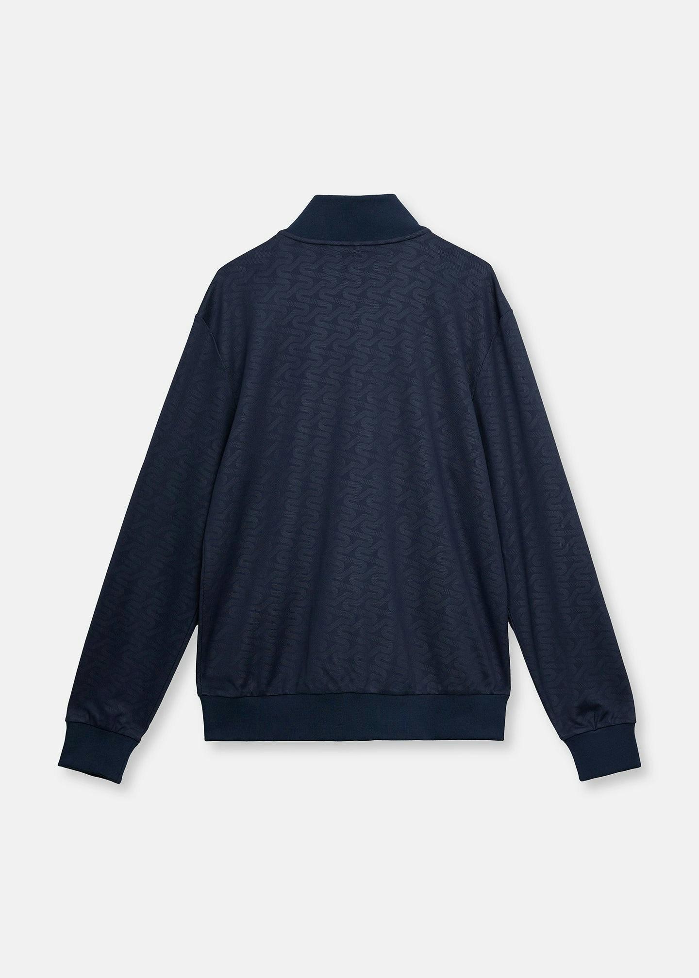 Patterson Track top - Navy , view 3 of 3