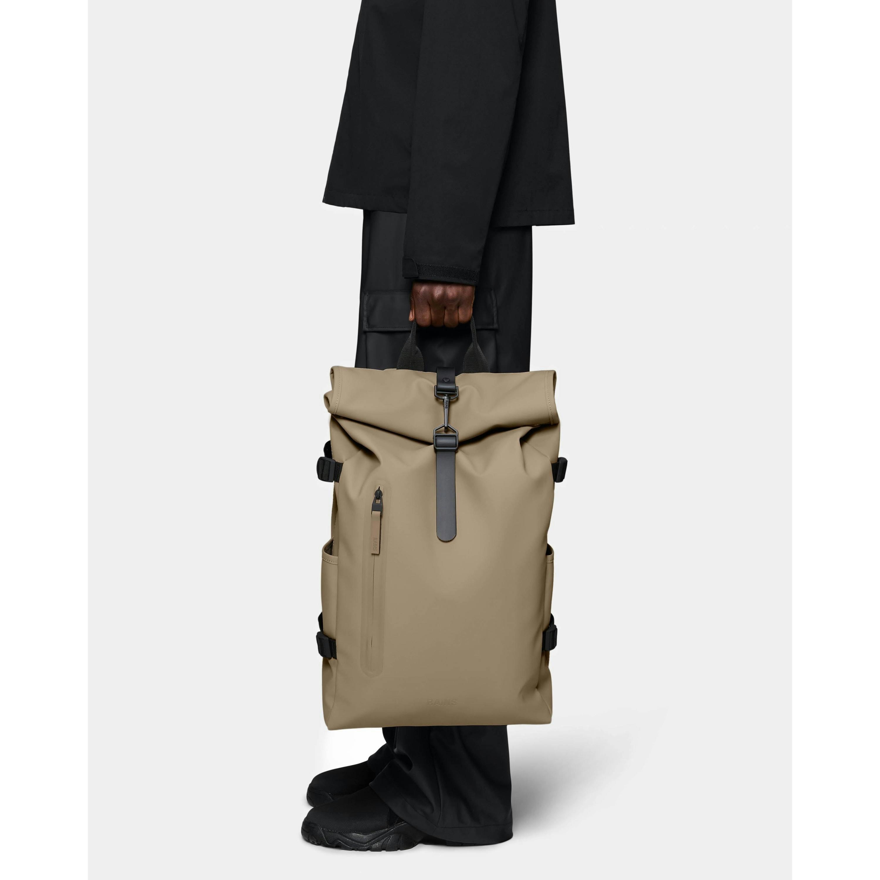 Rains Backpack  in Brown , view 2 of 5
