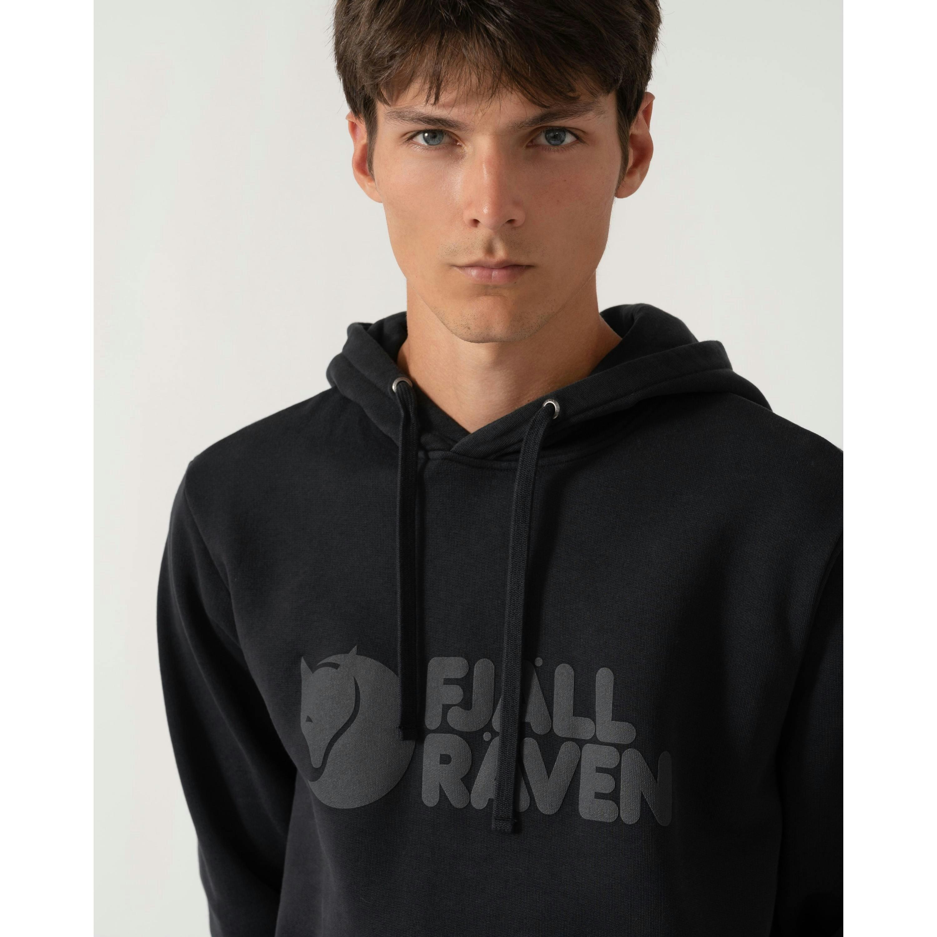 Fjallraven Hoodie  in Black , view 3 of 5