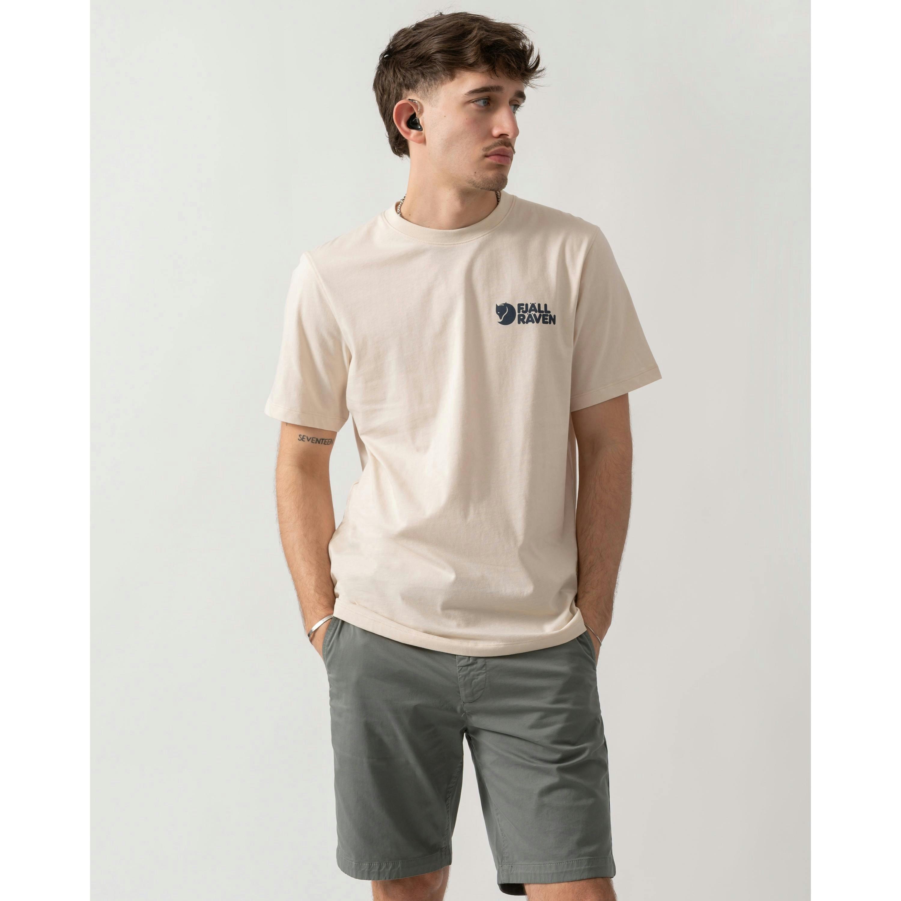 Fjallraven Swedish Forest T-Shirt  in Ivory , view 1 of 4