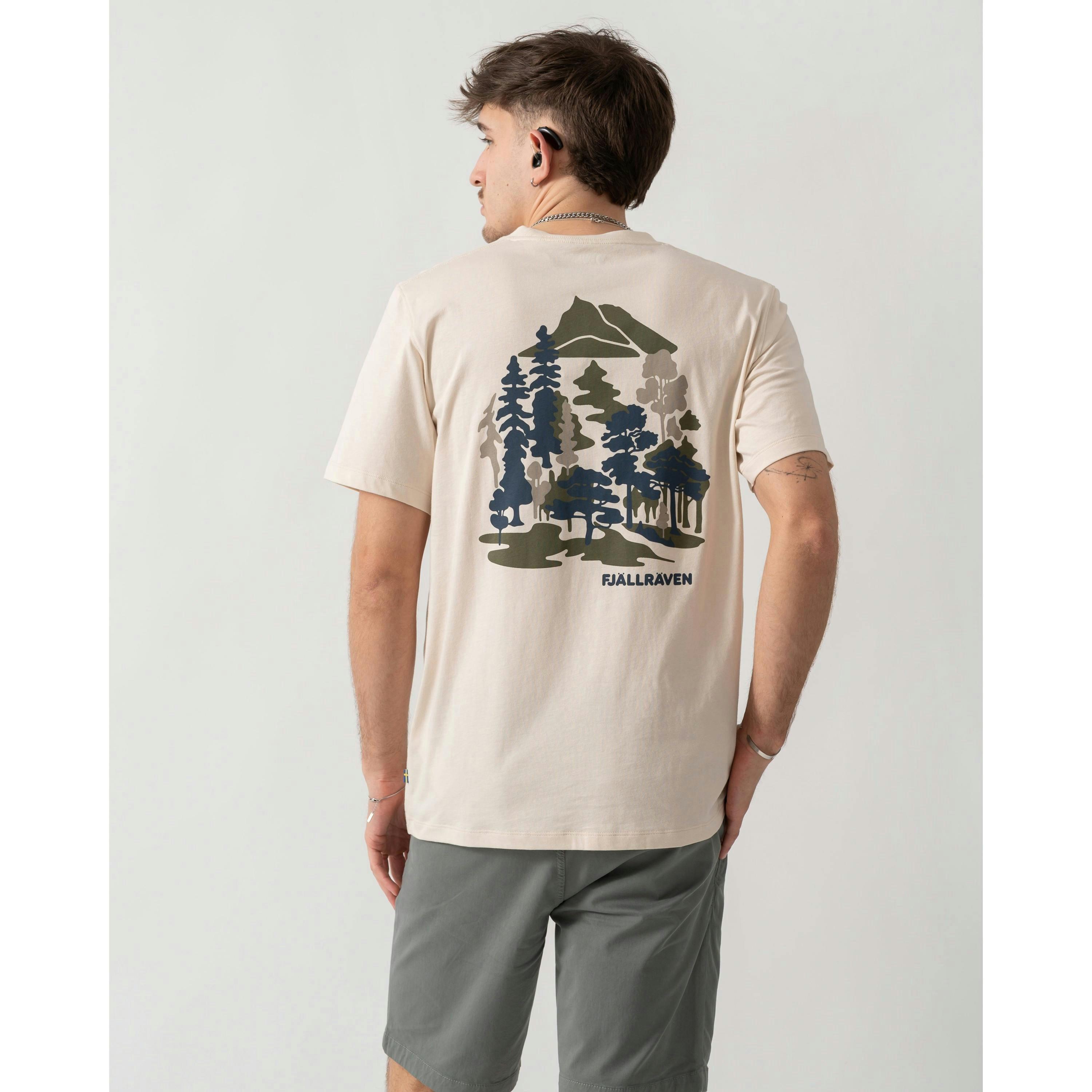 Fjallraven Swedish Forest T-Shirt  in Beige , view 2 of 4