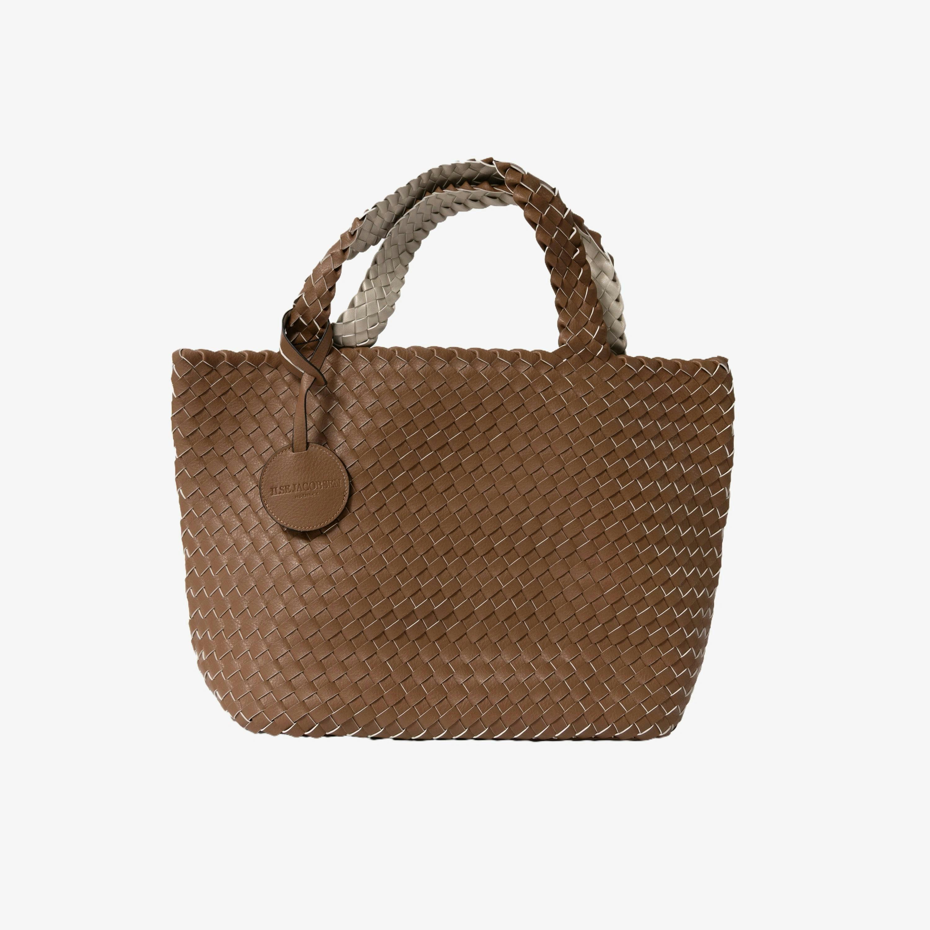 Isle Jacobsen Braided Tote Bag  in Brown , view 1 of 3