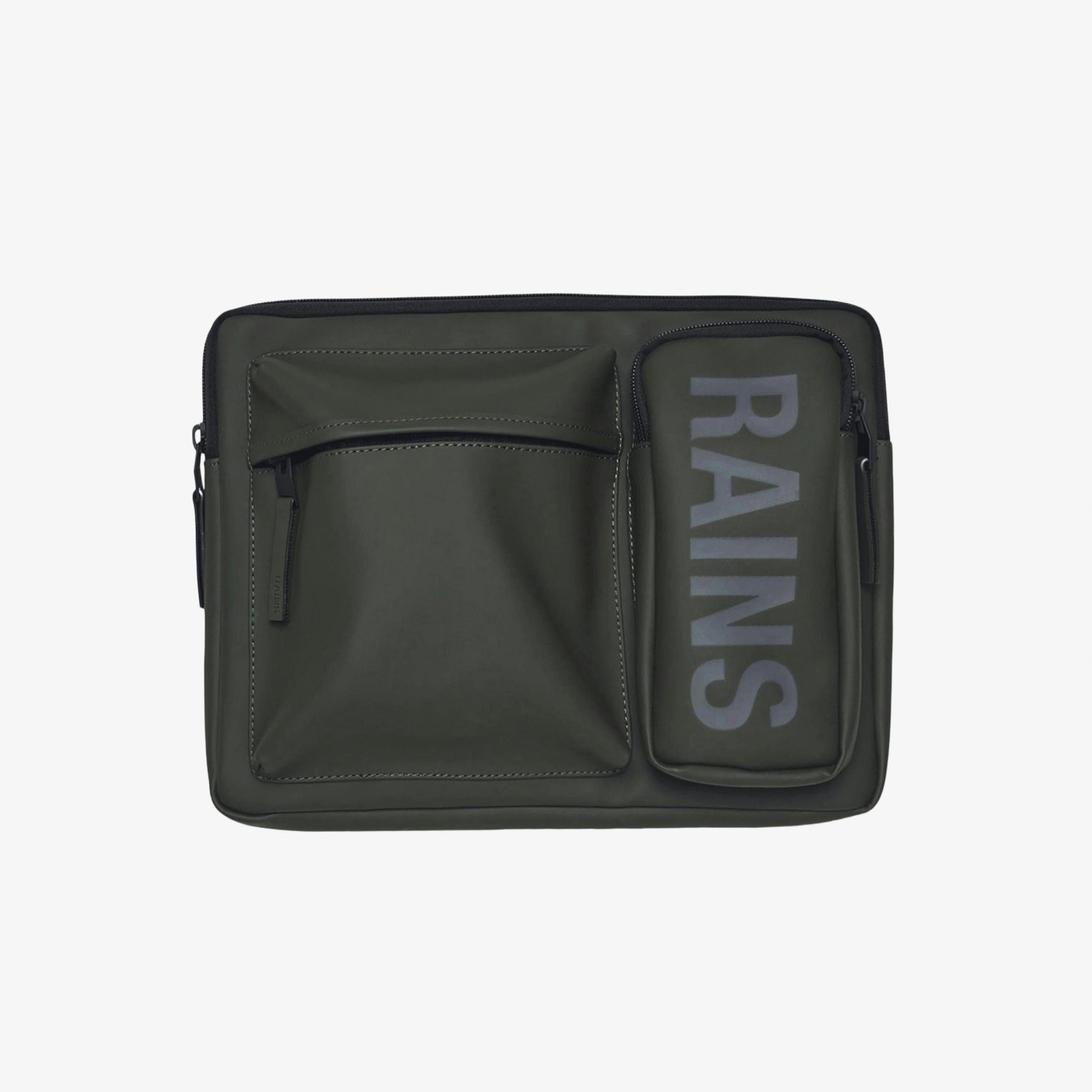 Rains Laptop Bag  in Green , view 1 of 3