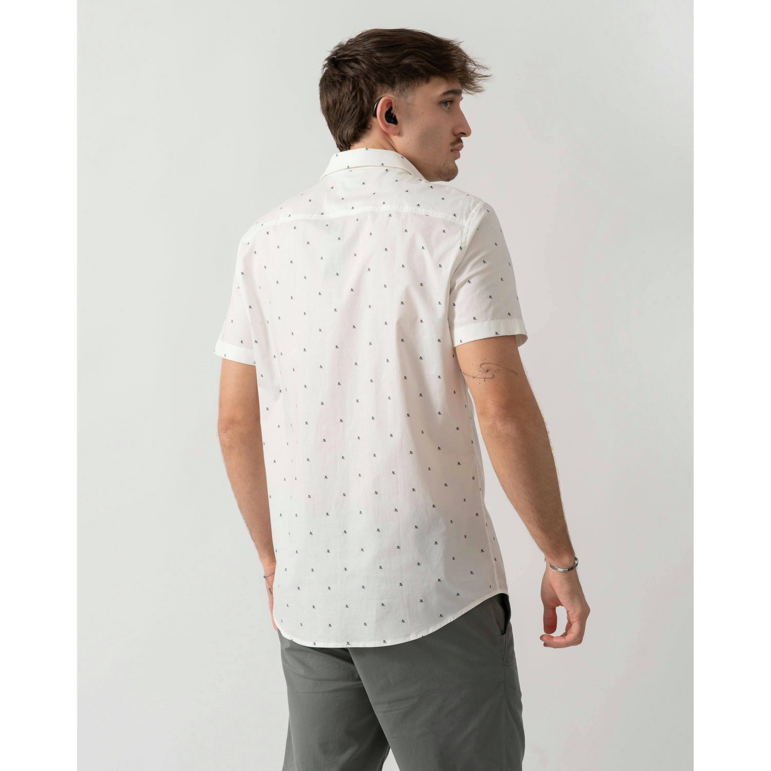 Armani Exchange Shirt  in White , view 2 of 4