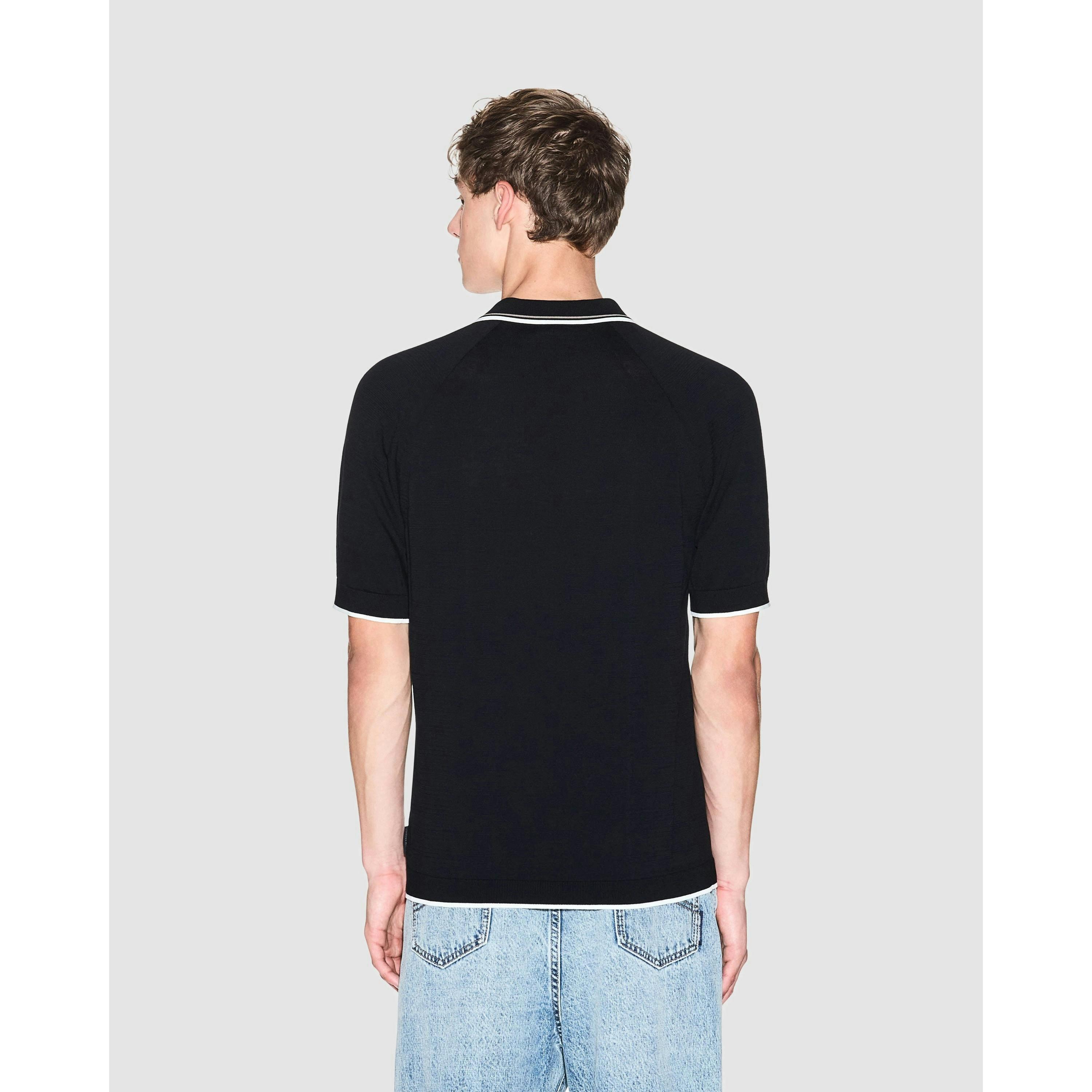 Armani Exchange Polo Shirt  in Black , view 2 of 4