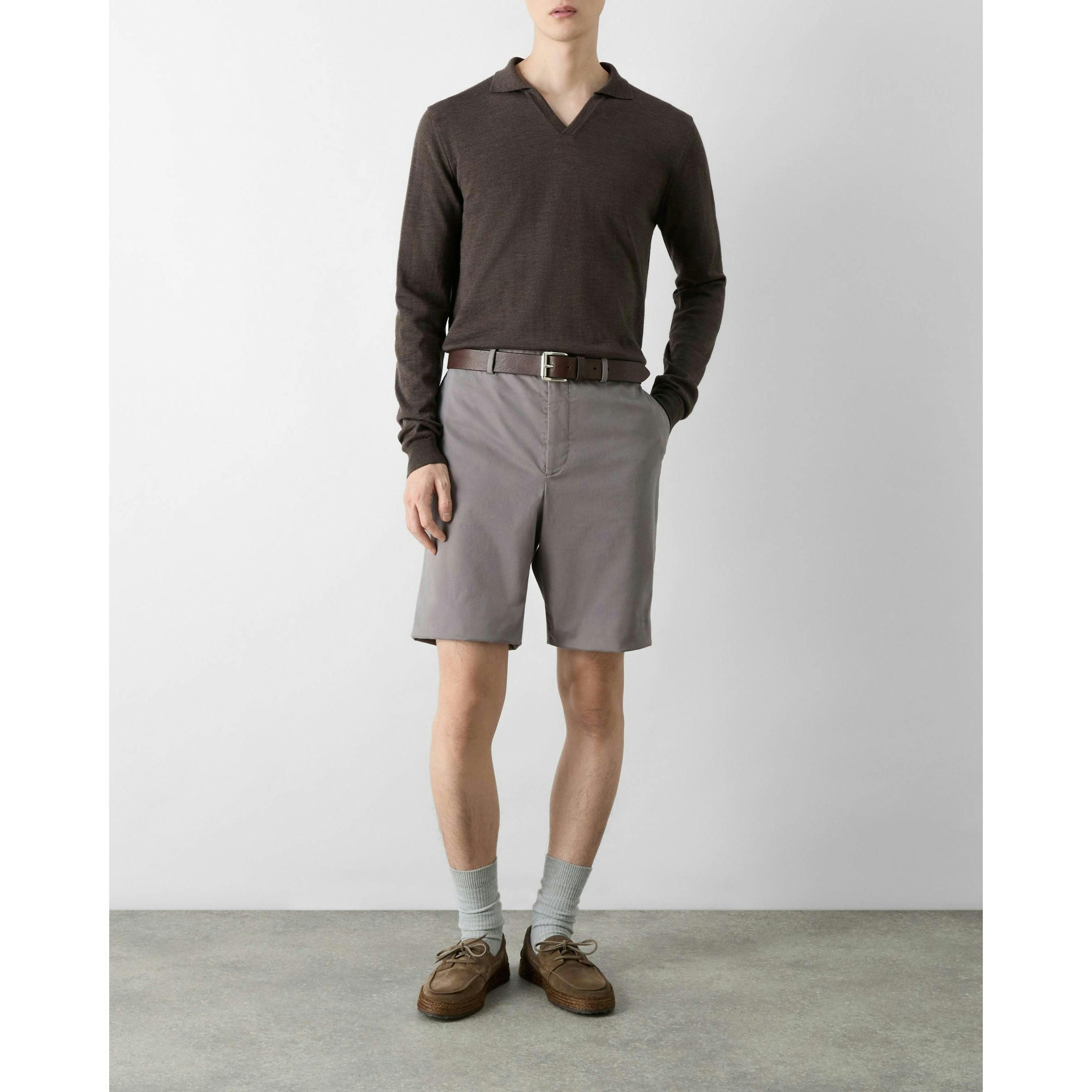 Oliver Sweeney Chino Shorts  in Grey , view 1 of 3