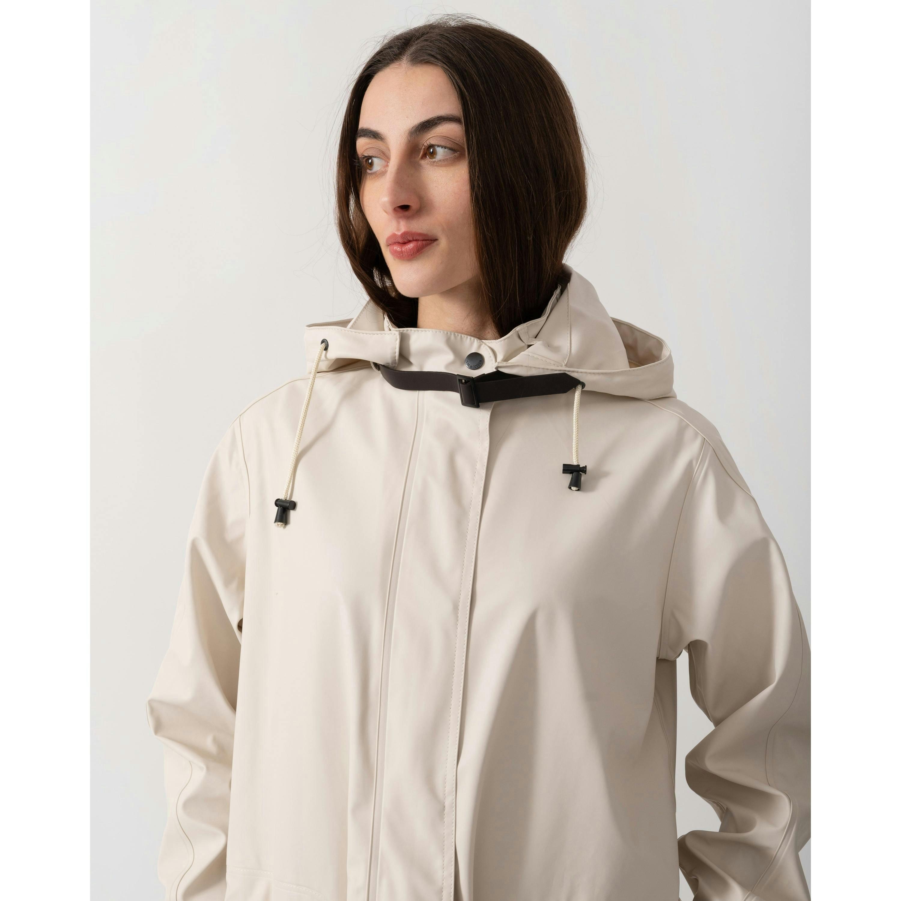 Isle Jacobsen Raincoat  in Grey , view 3 of 5