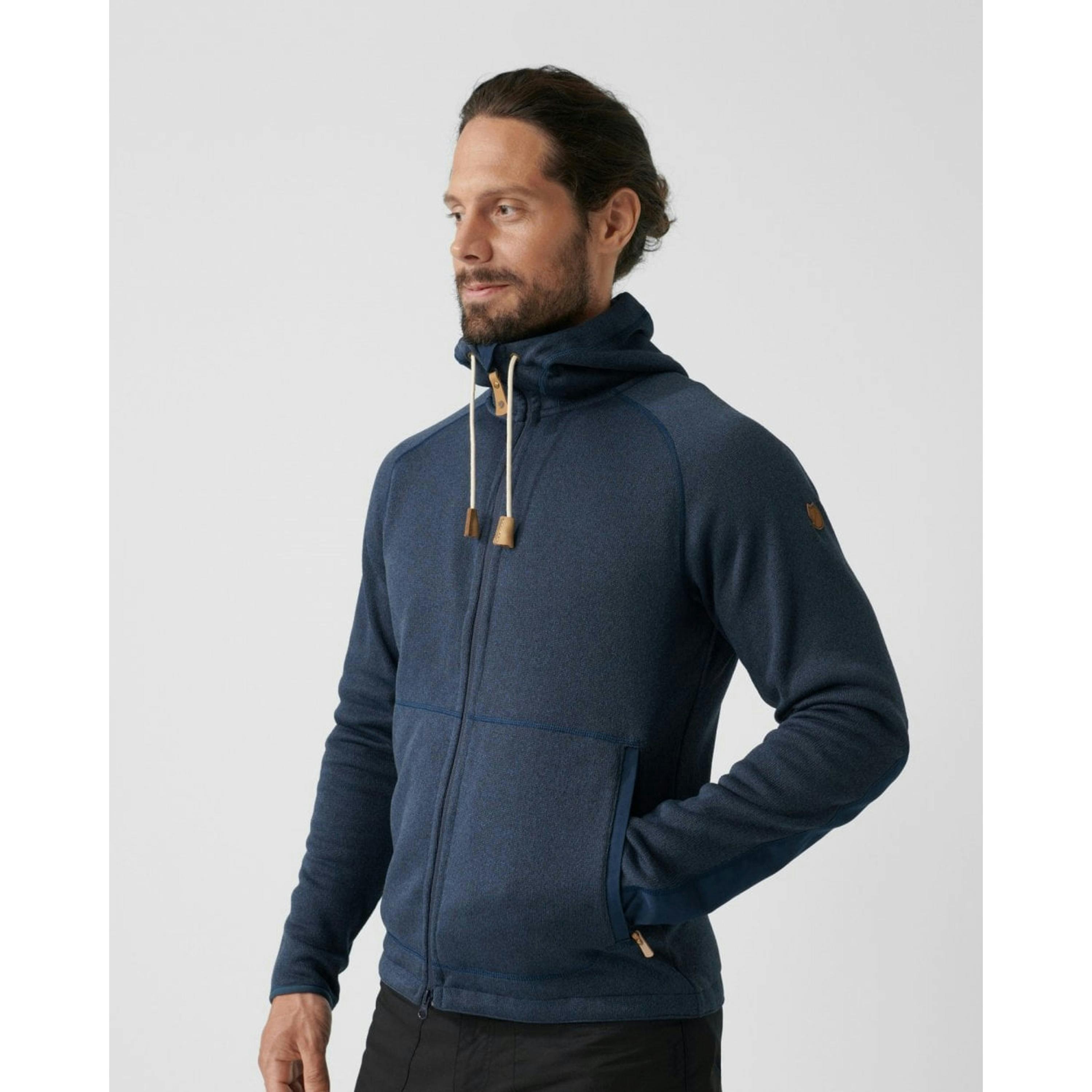Fjallraven Hoodie  in Blue , view 3 of 6