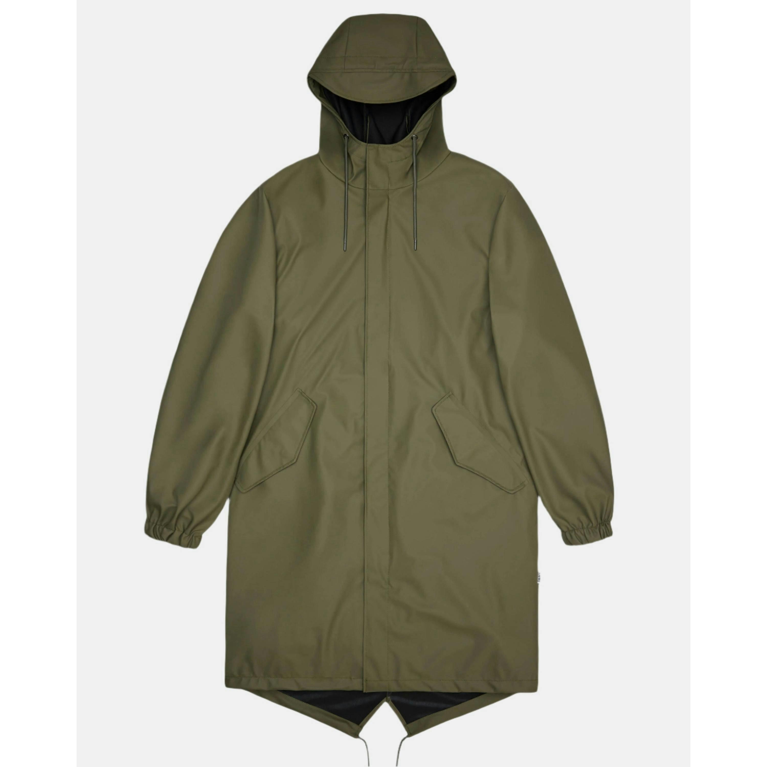 Rains Raincoat  in Green , view 3 of 6