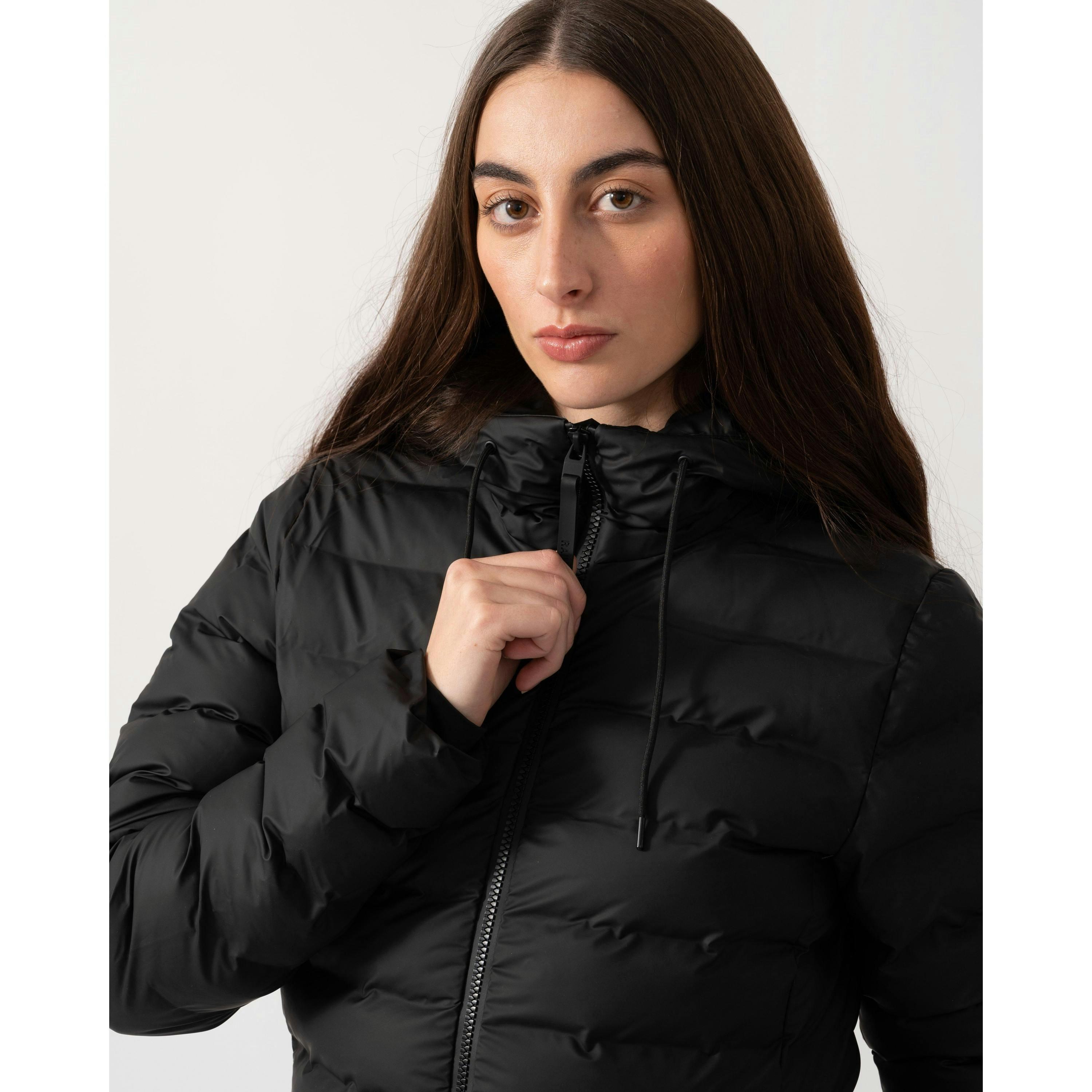 Rains Raincoat  in Black , view 3 of 5