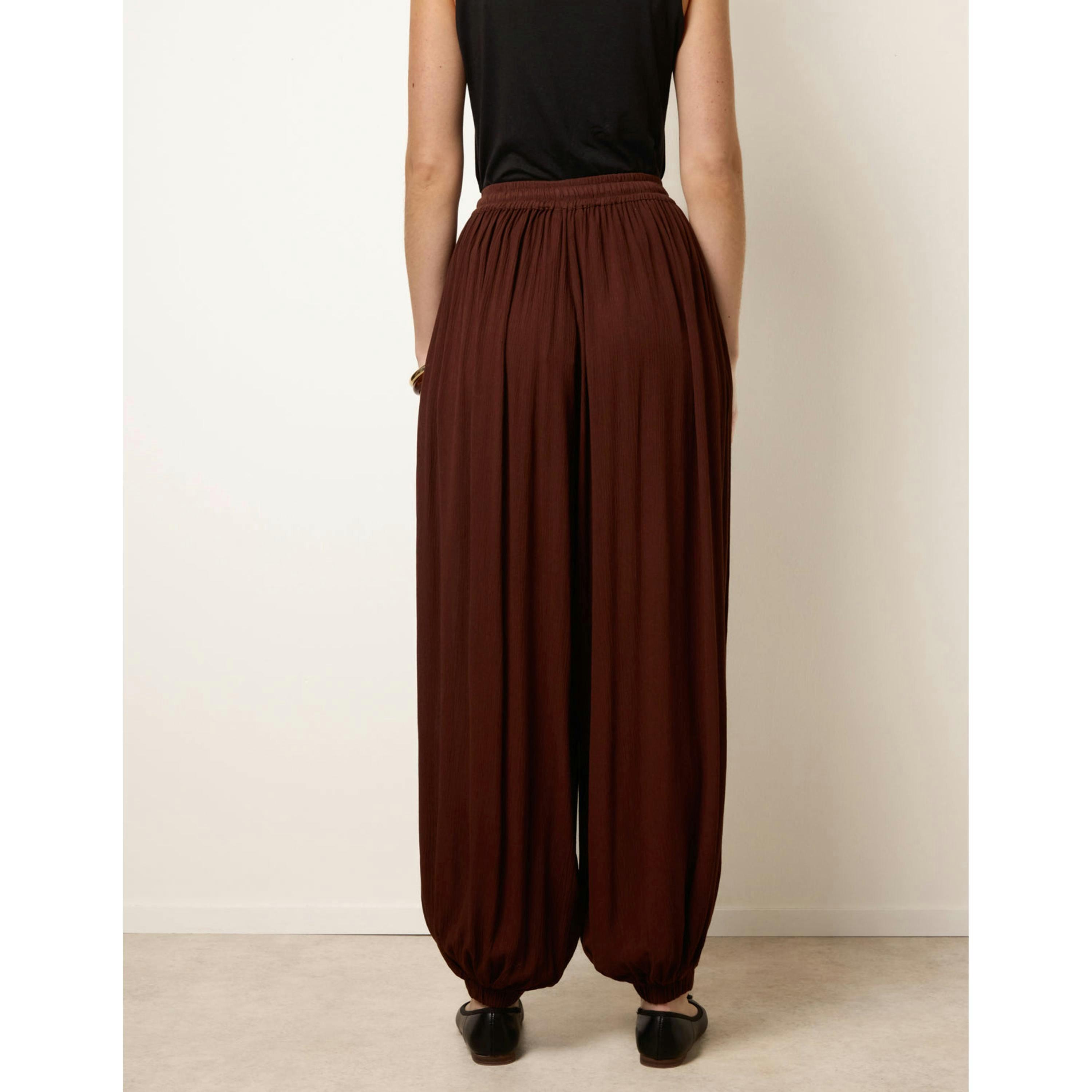 Blue Vanilla Balloon Trousers  in Brown , view 2 of 4