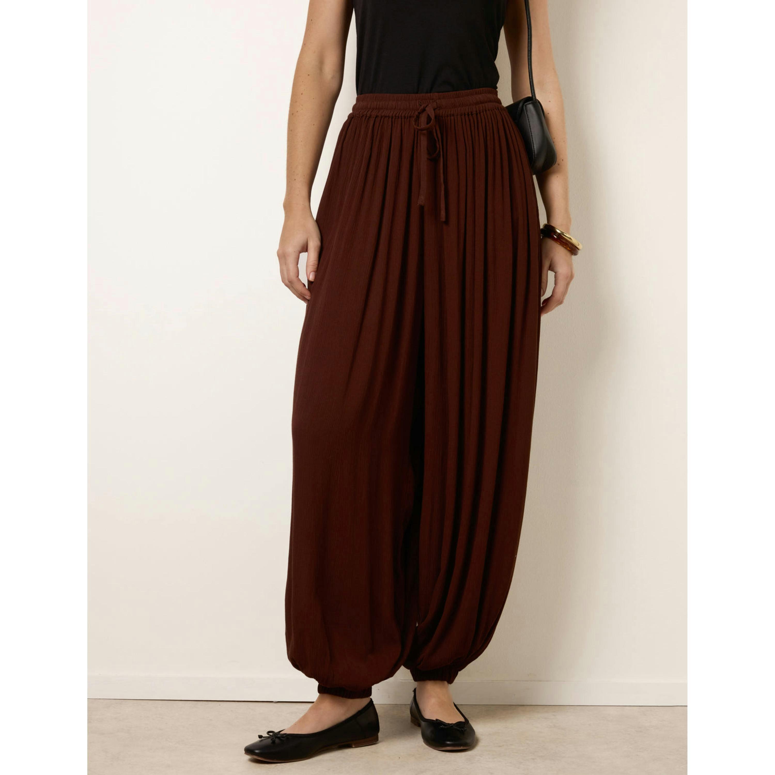 Blue Vanilla Balloon Trousers  in Brown , view 3 of 4