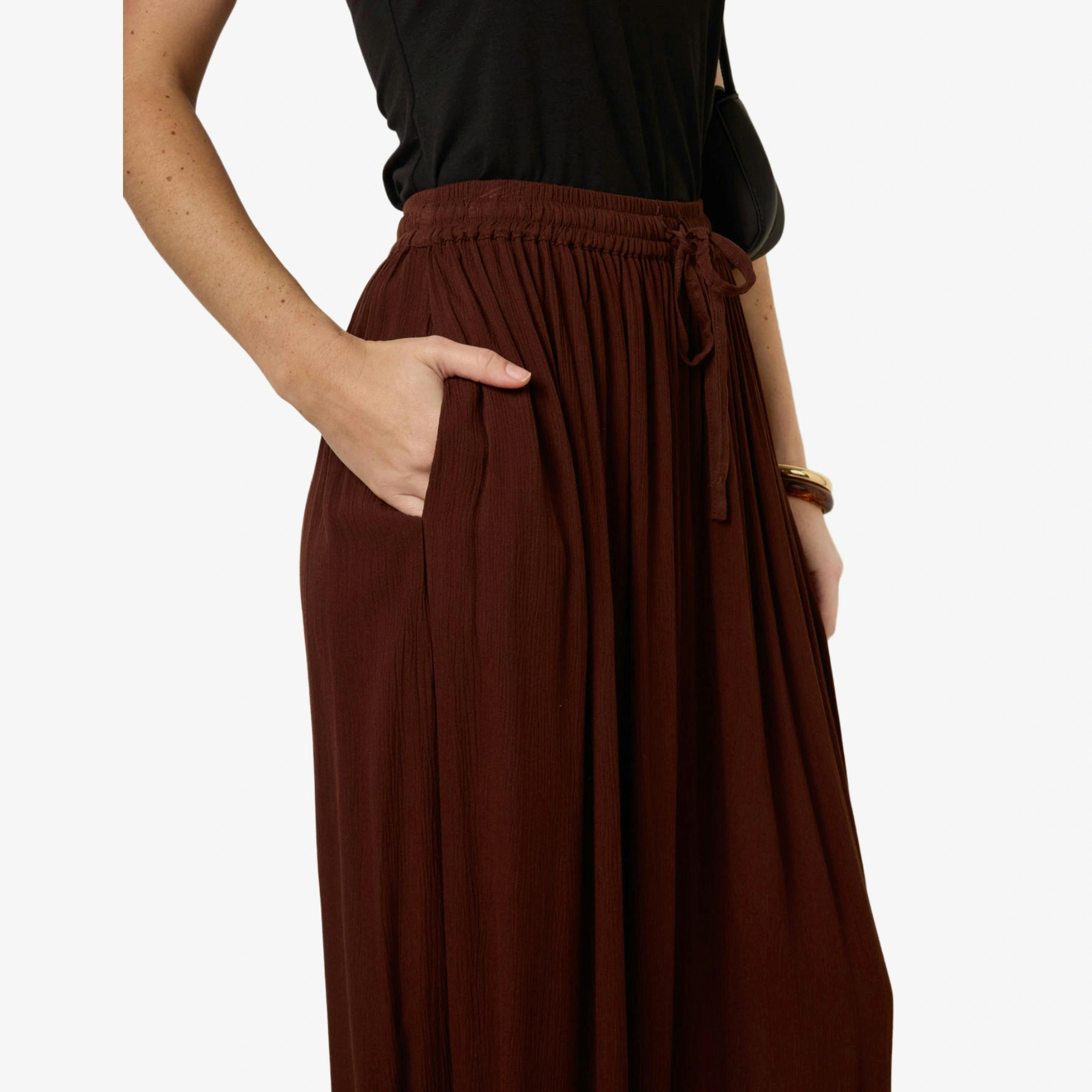 Blue Vanilla Balloon Trousers  in Brown , view 4 of 4