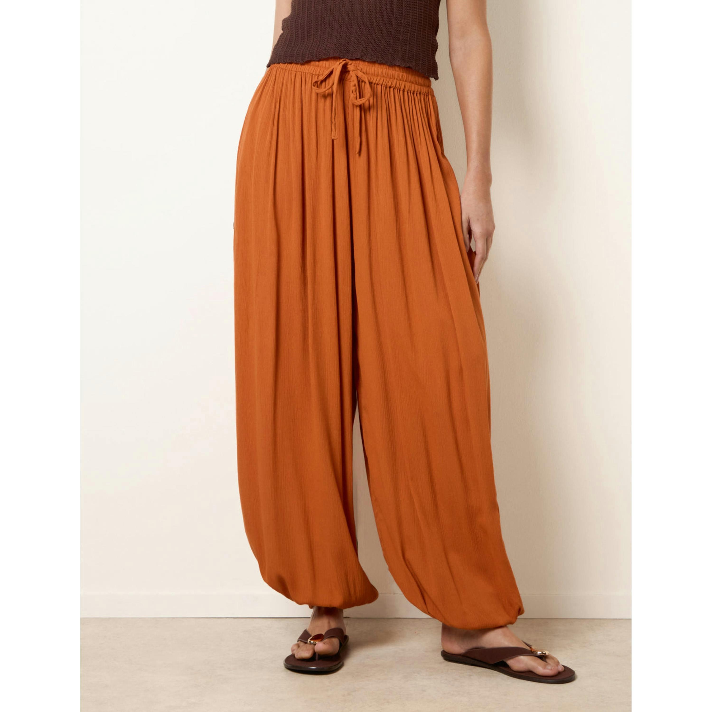 Blue Vanilla Balloon Trousers  in Rust , view 3 of 4