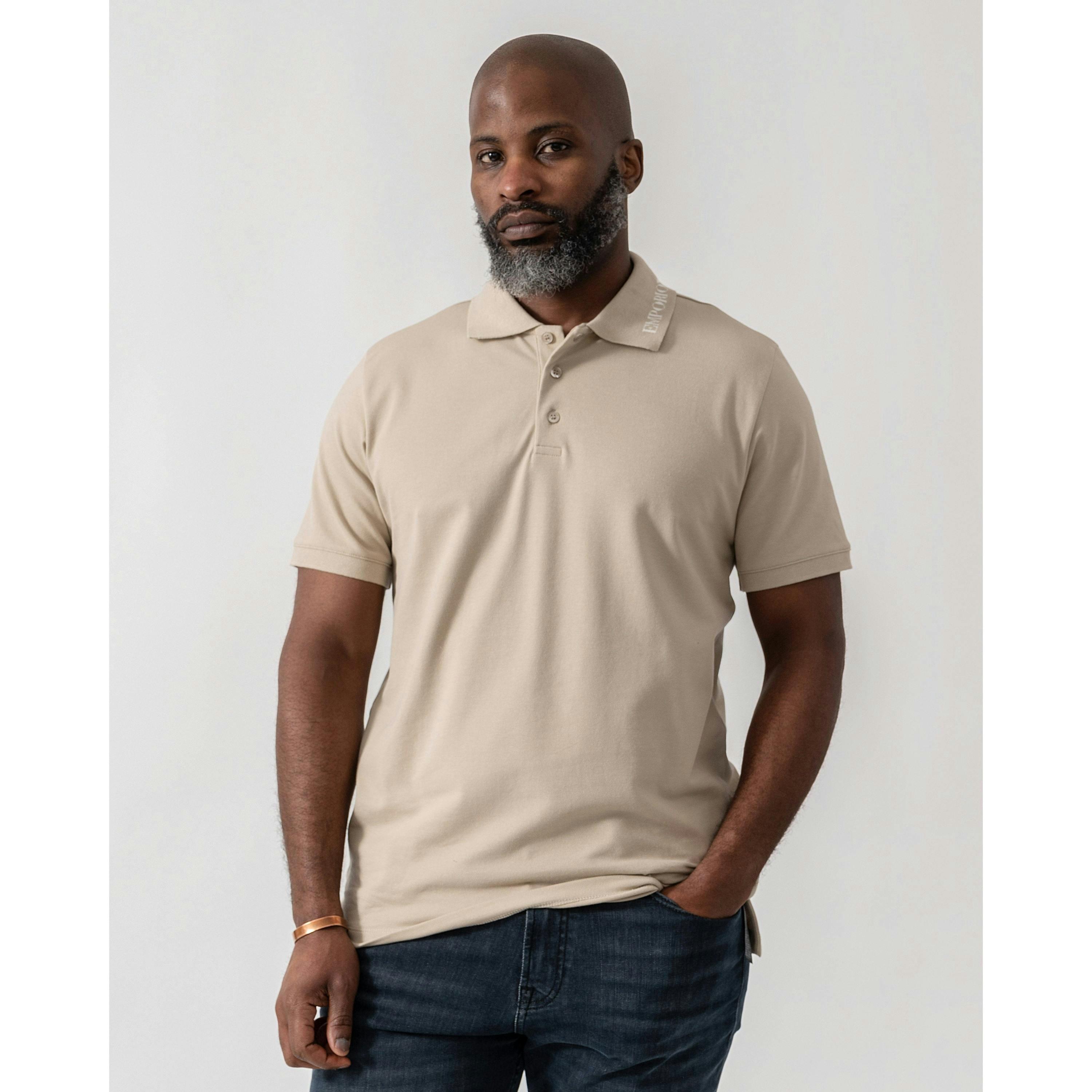 Emporio Armani Polo Shirt  in Beige , view 1 of 4