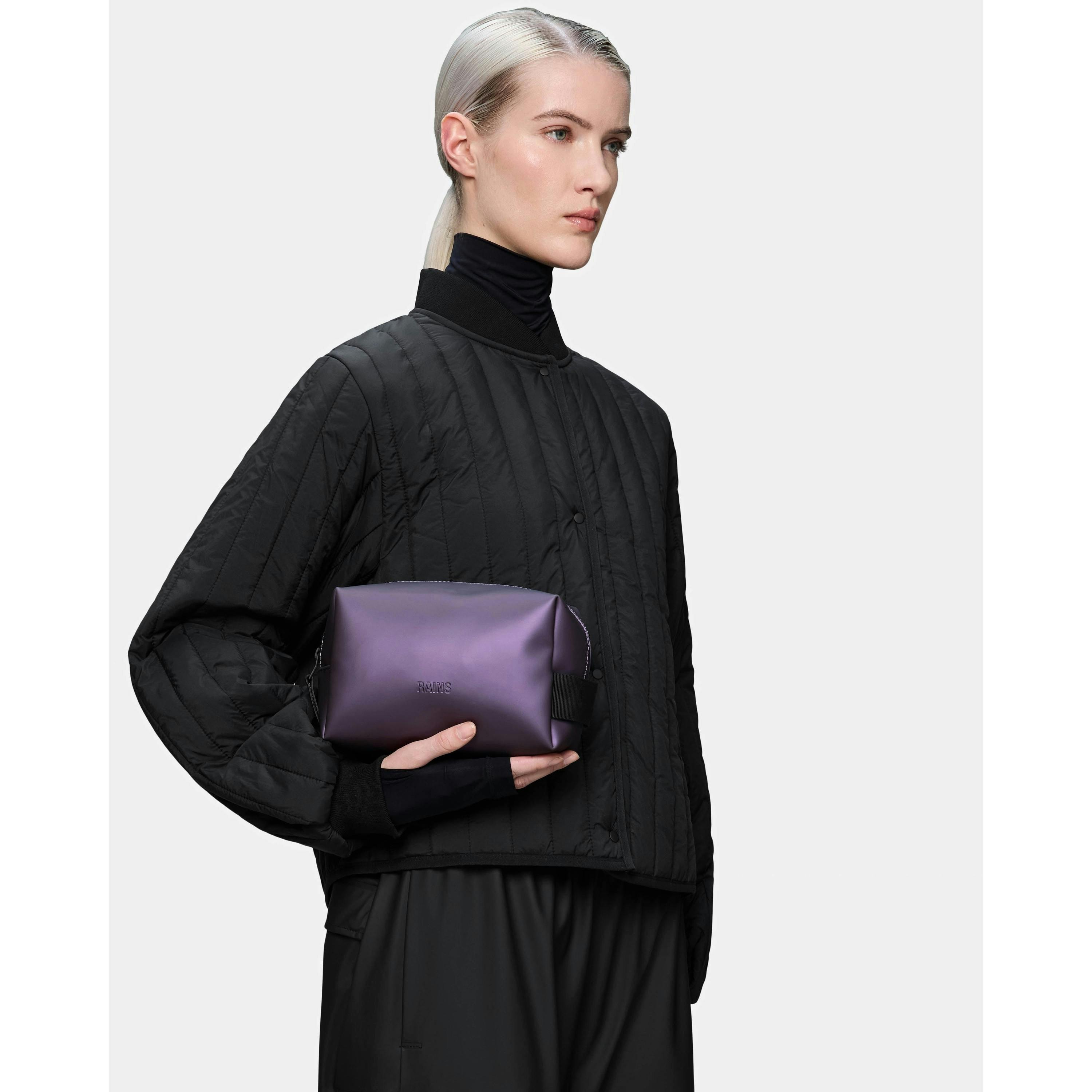 Rains Wash Bag  in Purple , view 1 of 3