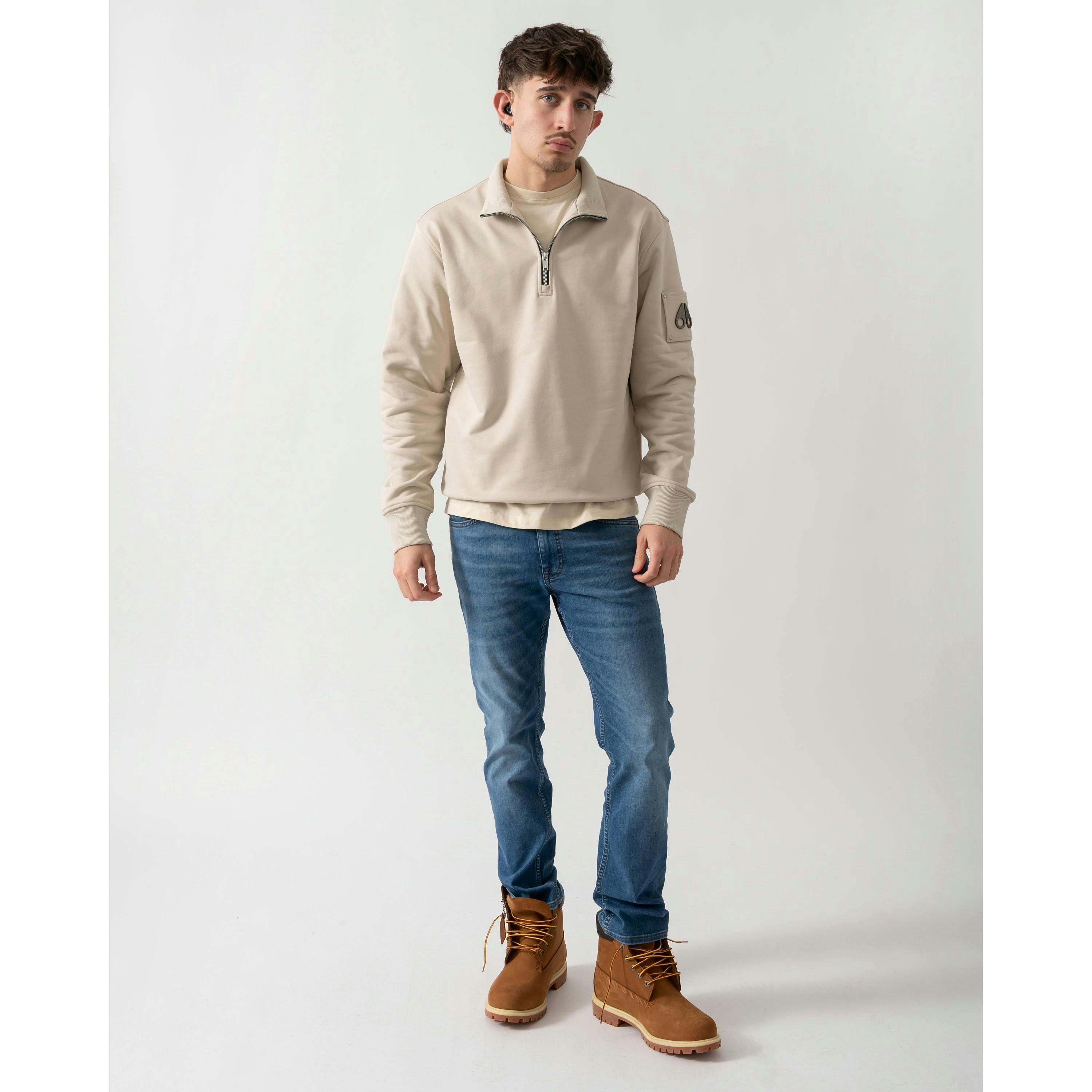 Moose Knuckles Sweatshirt  in Coral , view 3 of 4