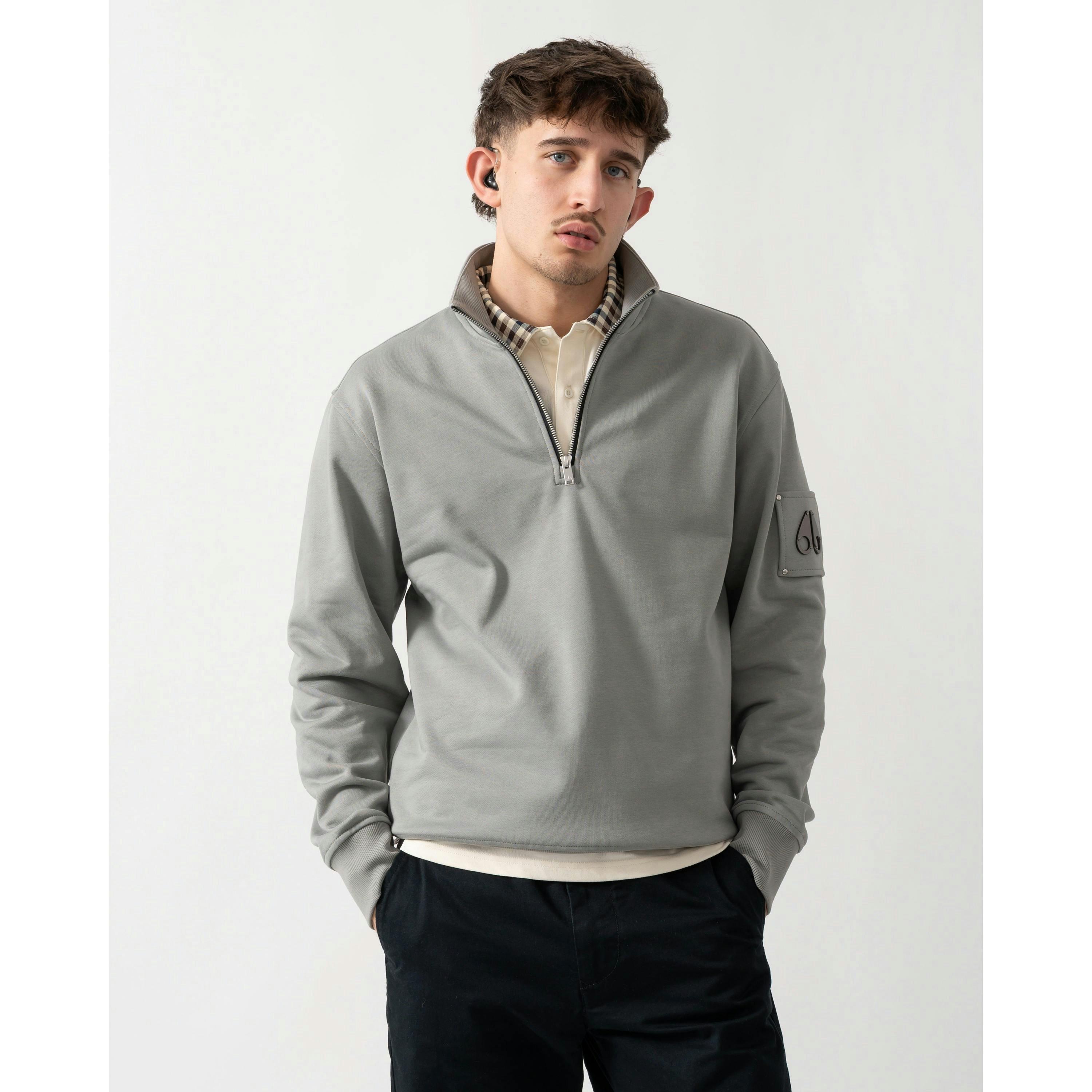 Moose Knuckles Sweatshirt  in Grey , view 1 of 4