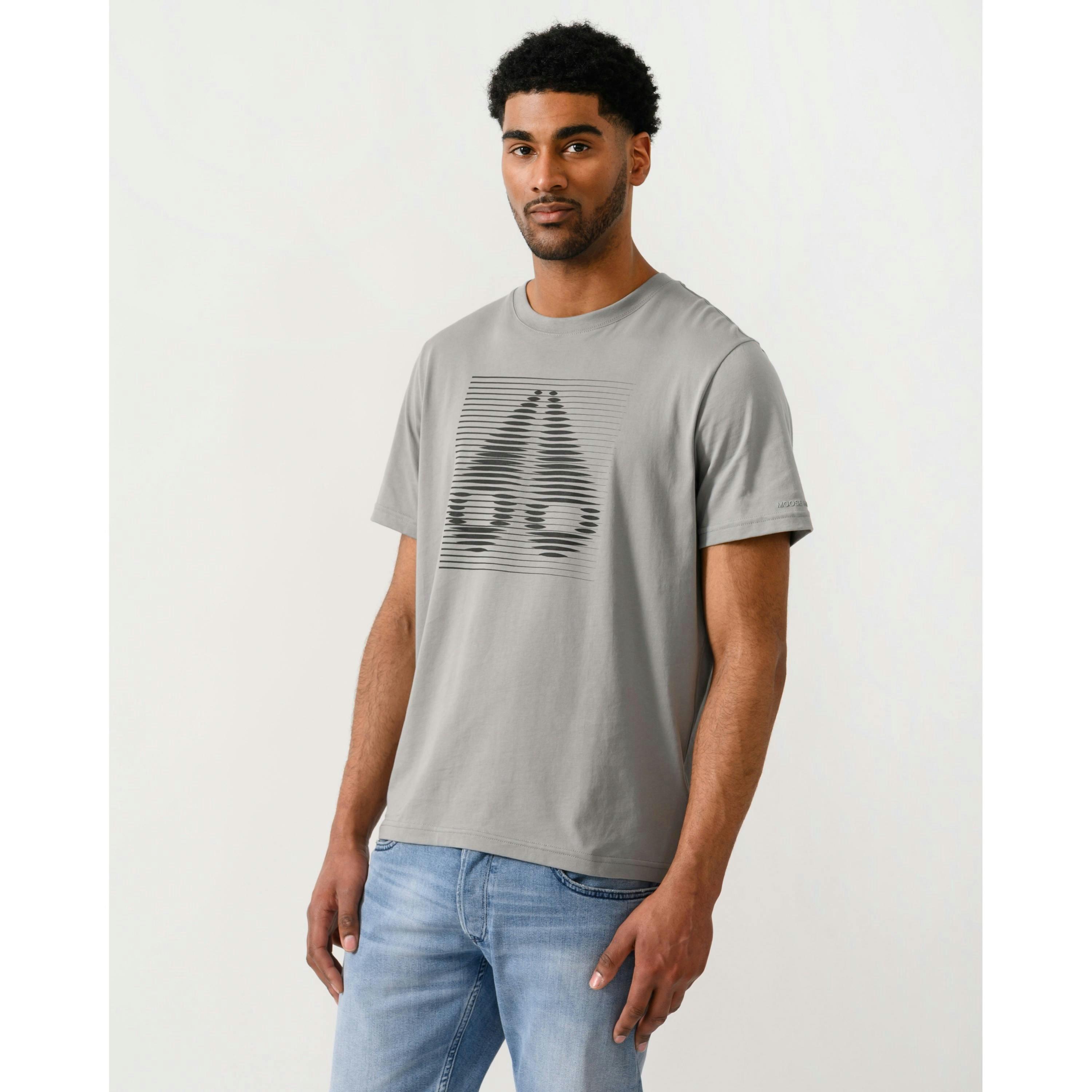 Moose Knuckles T-Shirt  in Grey , view 1 of 3