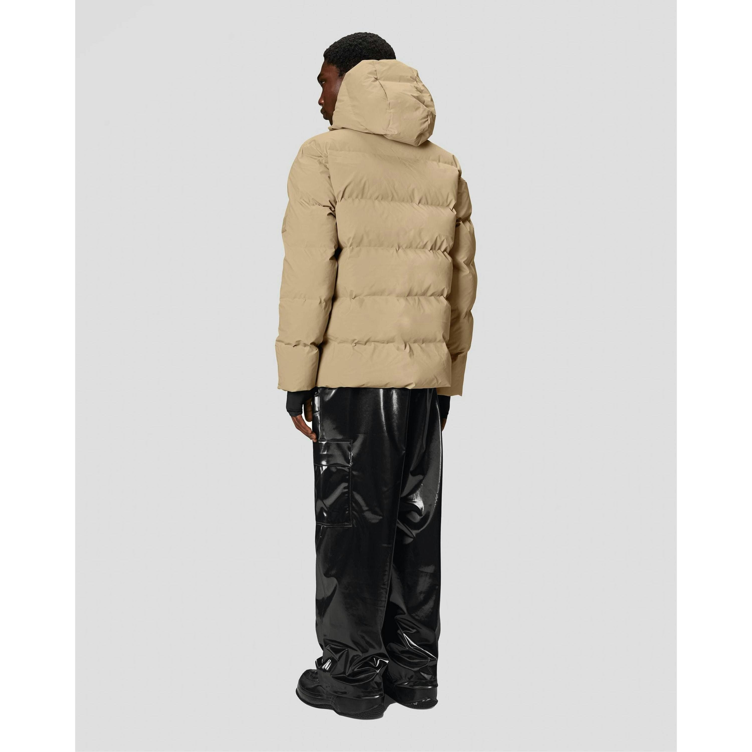 Rains Puffer Jacket  in Brown , view 2 of 6