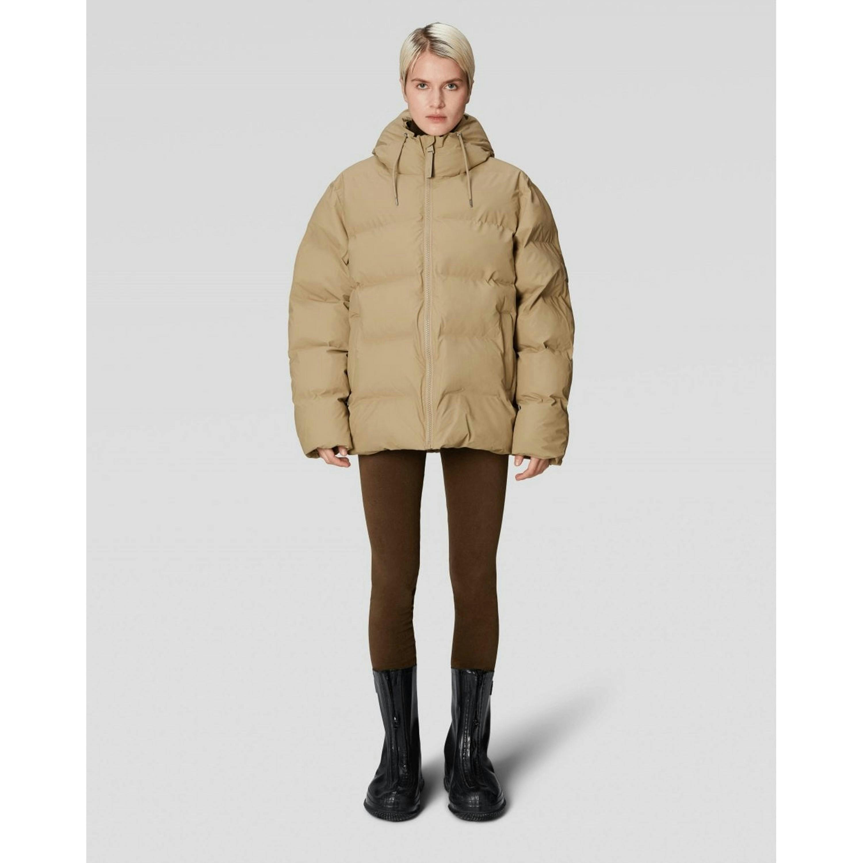 Rains Puffer Jacket  in Brown , view 5 of 6