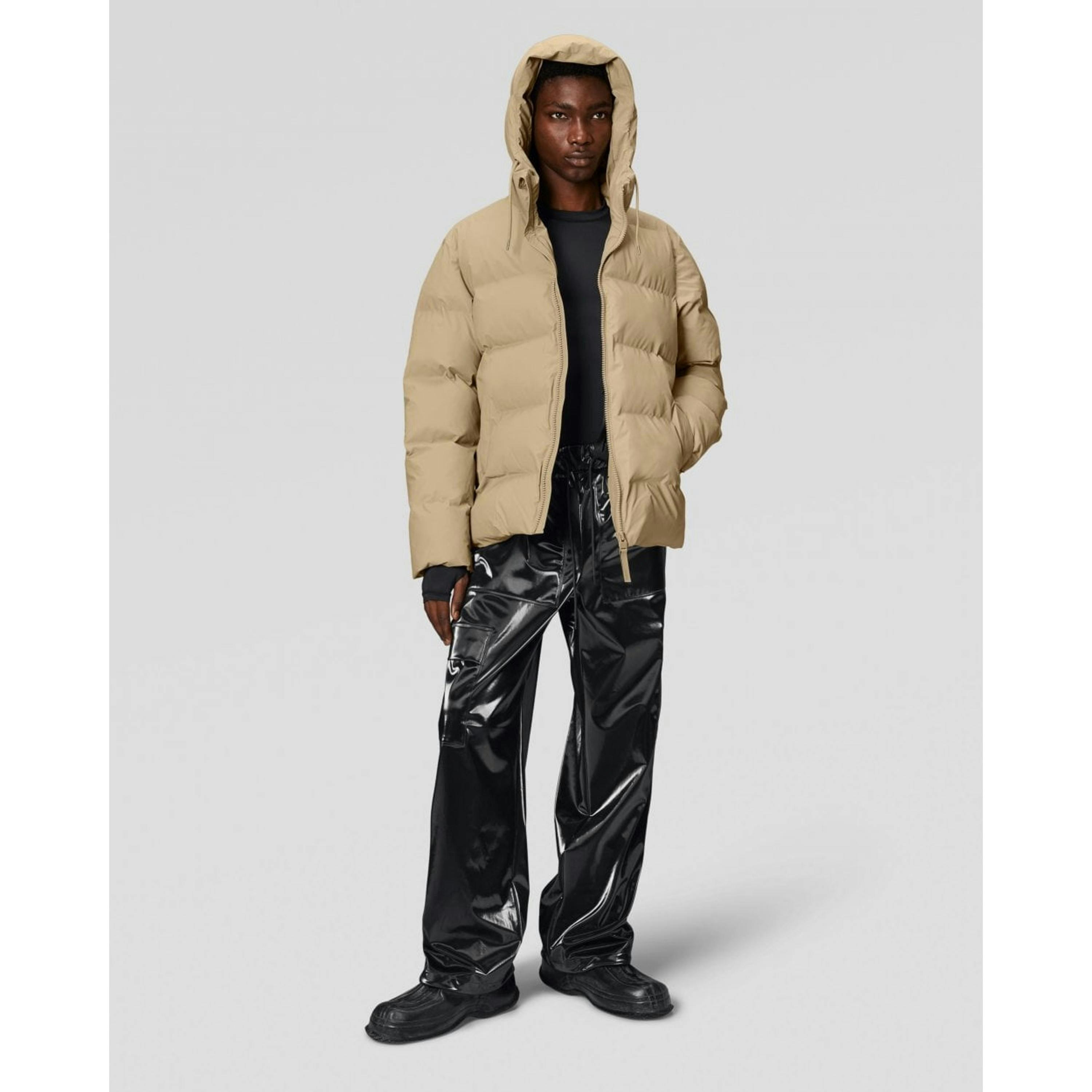 Rains Puffer Jacket  in Brown , view 6 of 6