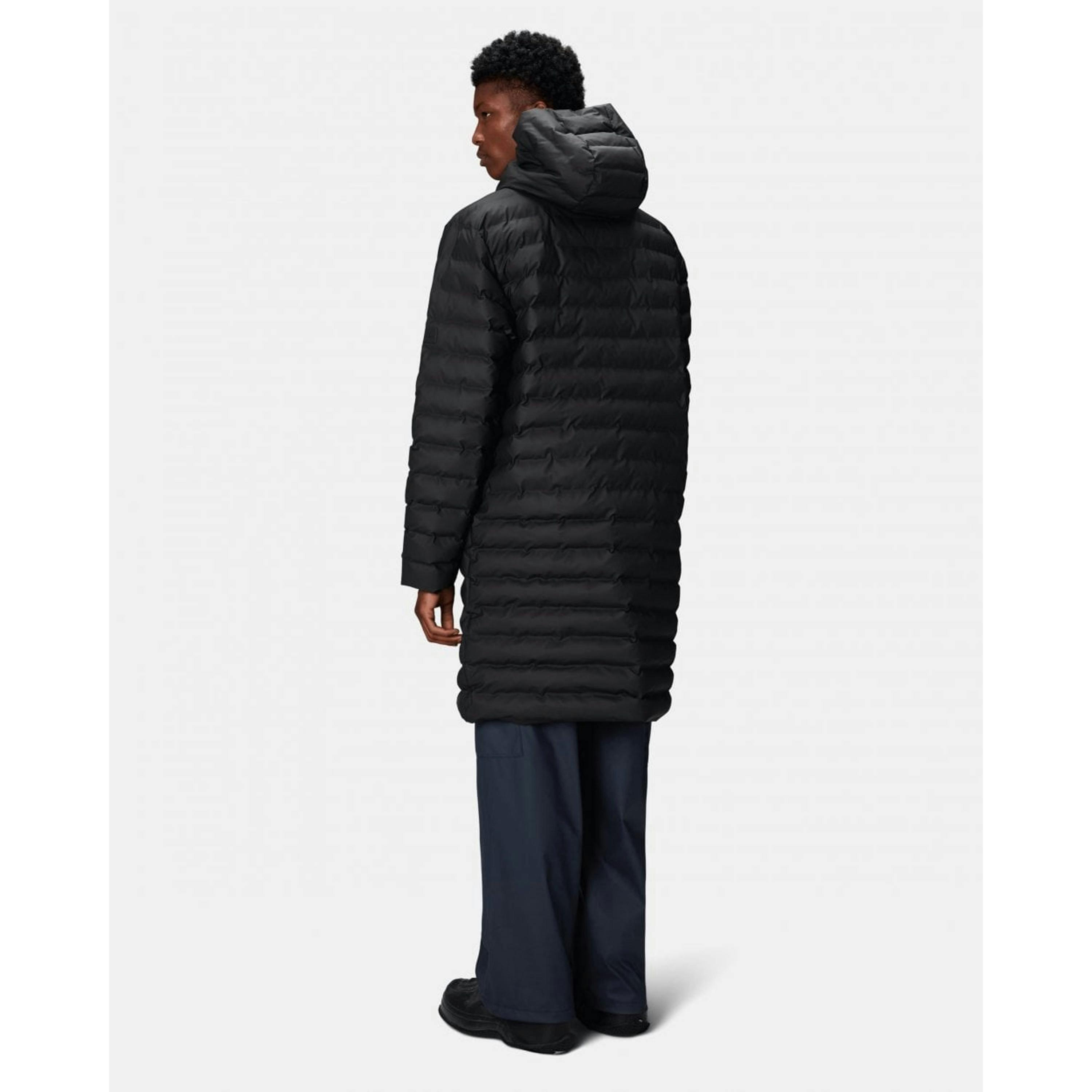 Rains Puffer Jacket  in Black , view 6 of 6