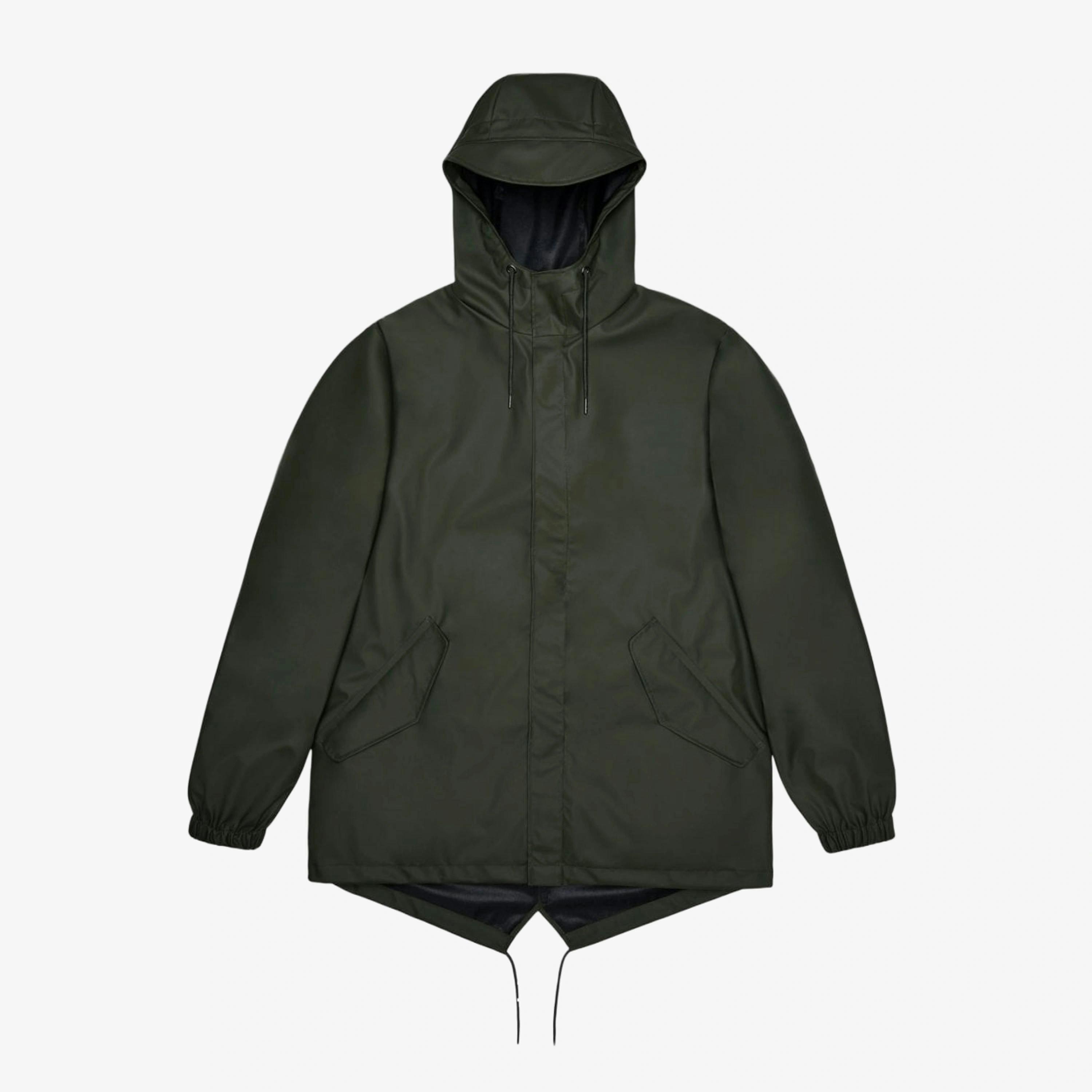 Rains Raincoat  in Green , view 3 of 6