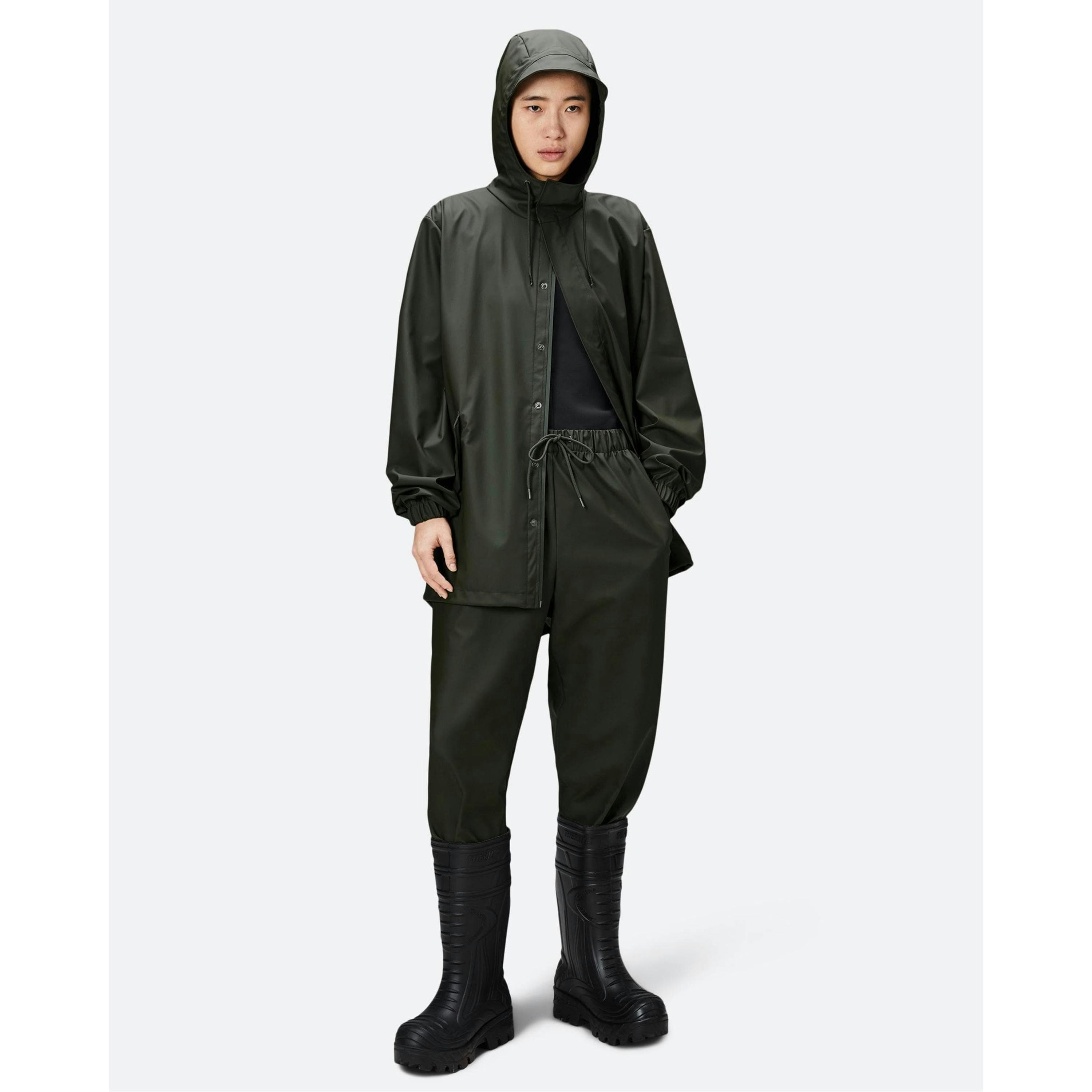 Rains Raincoat  in Green , view 4 of 6