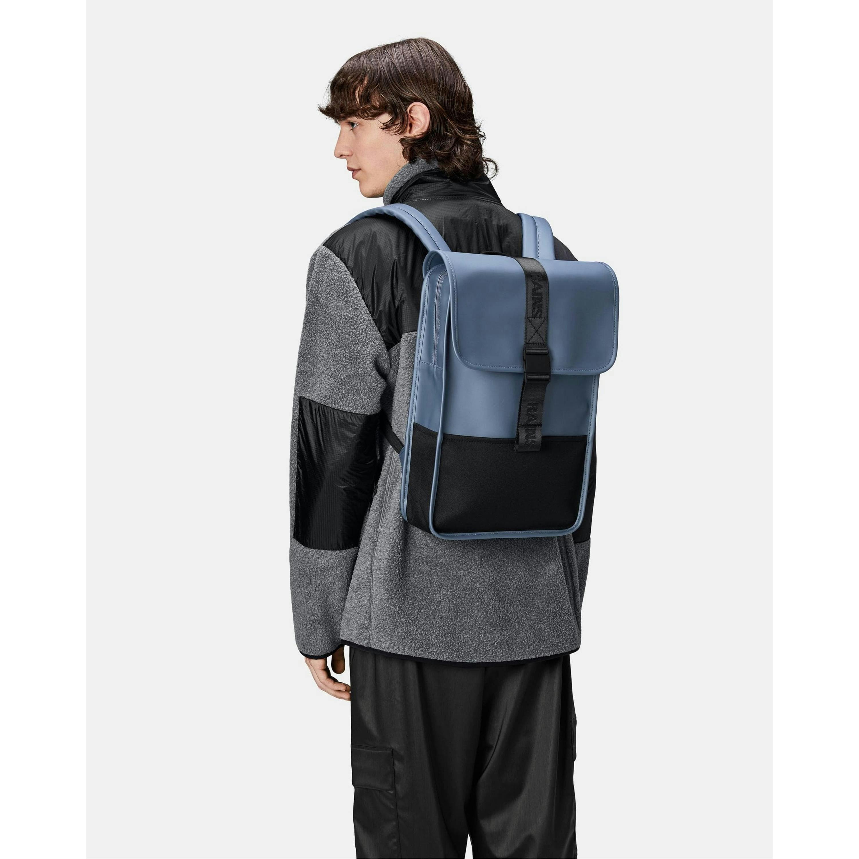 Rains Backpack  in Blue , view 2 of 4