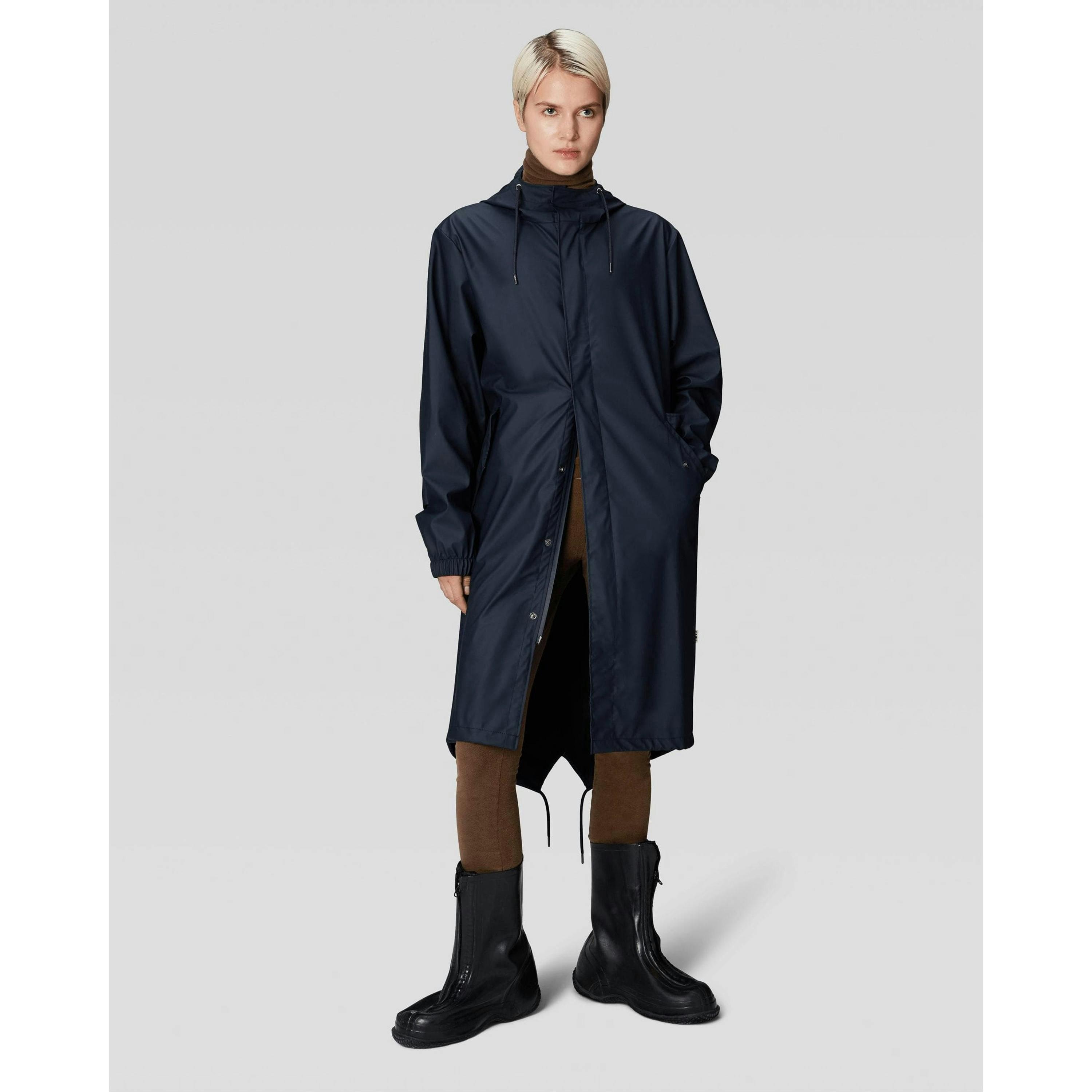 Rains Raincoat  in Grey , view 4 of 6