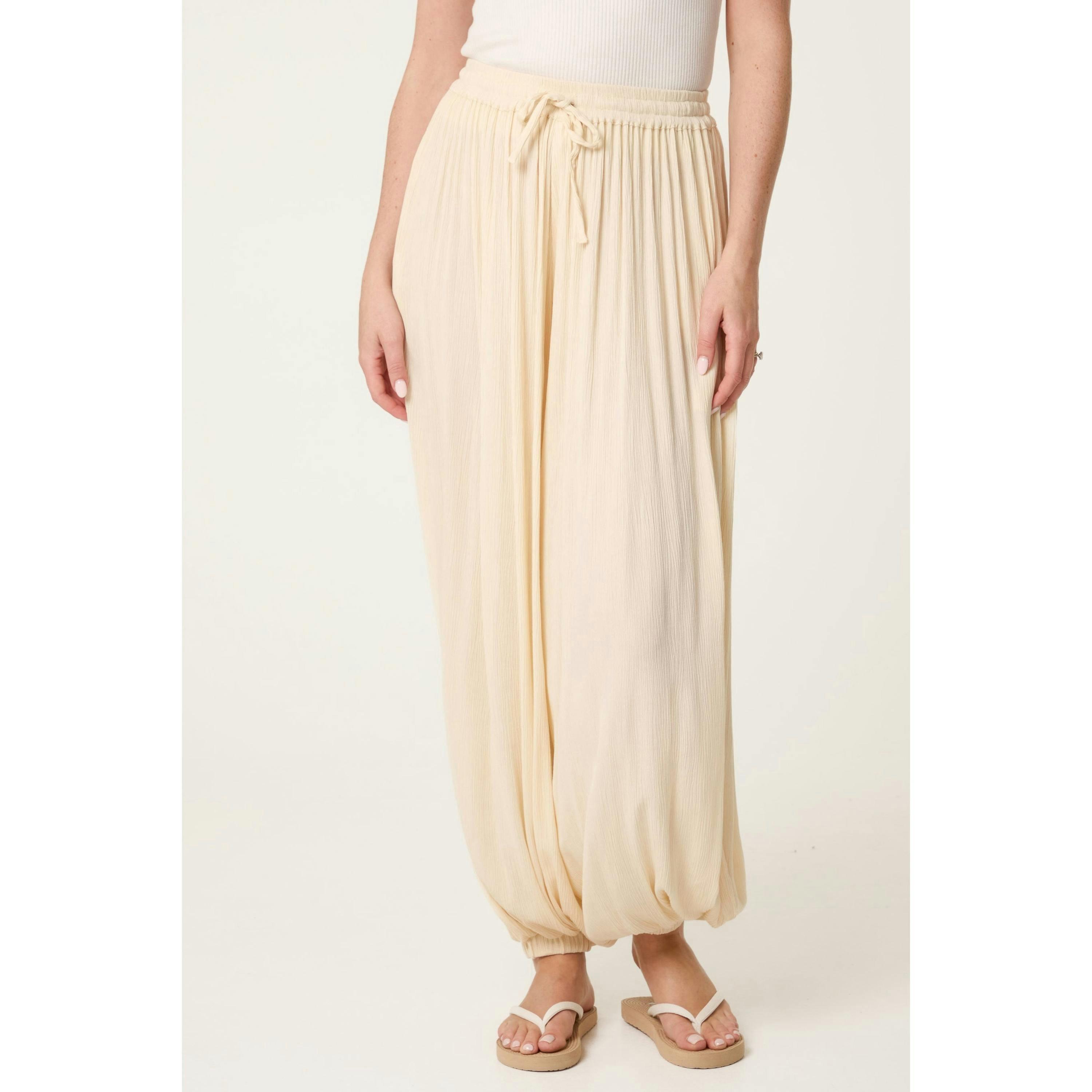 Blue Vanilla Balloon Trousers  in Stone , view 1 of 4