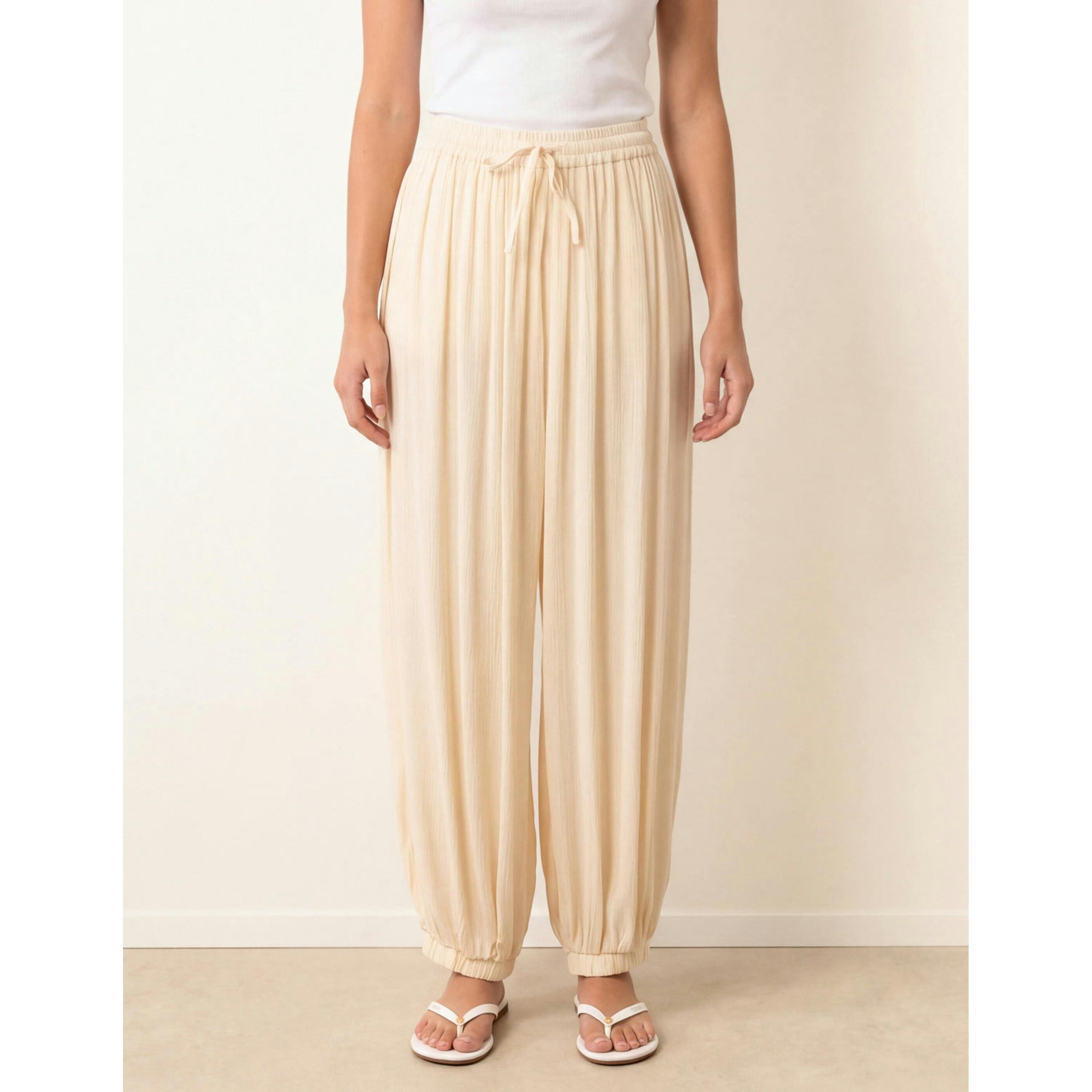 Blue Vanilla Balloon Trousers  in Stone , view 4 of 4