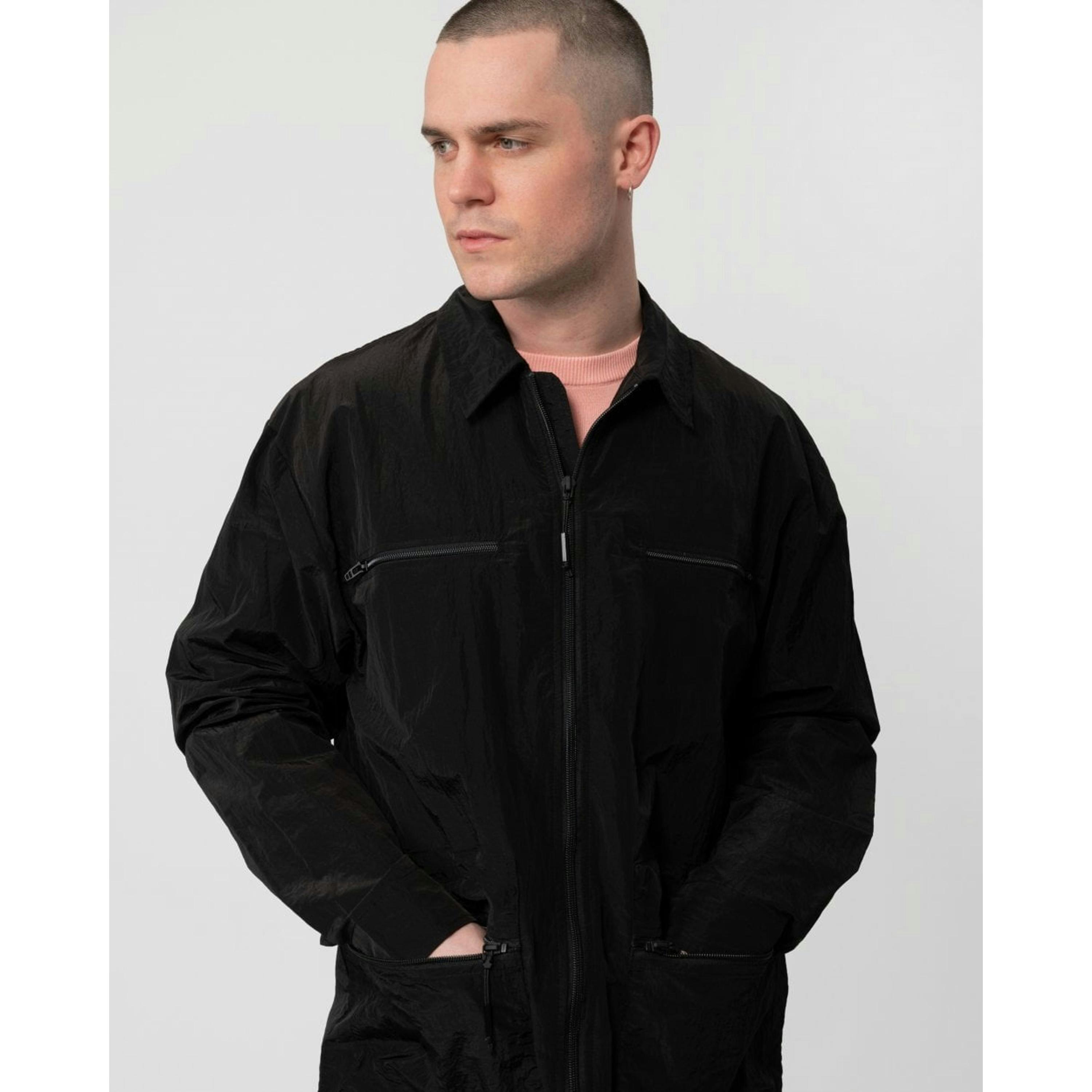 Rains Overshirts  in Black , view 4 of 5