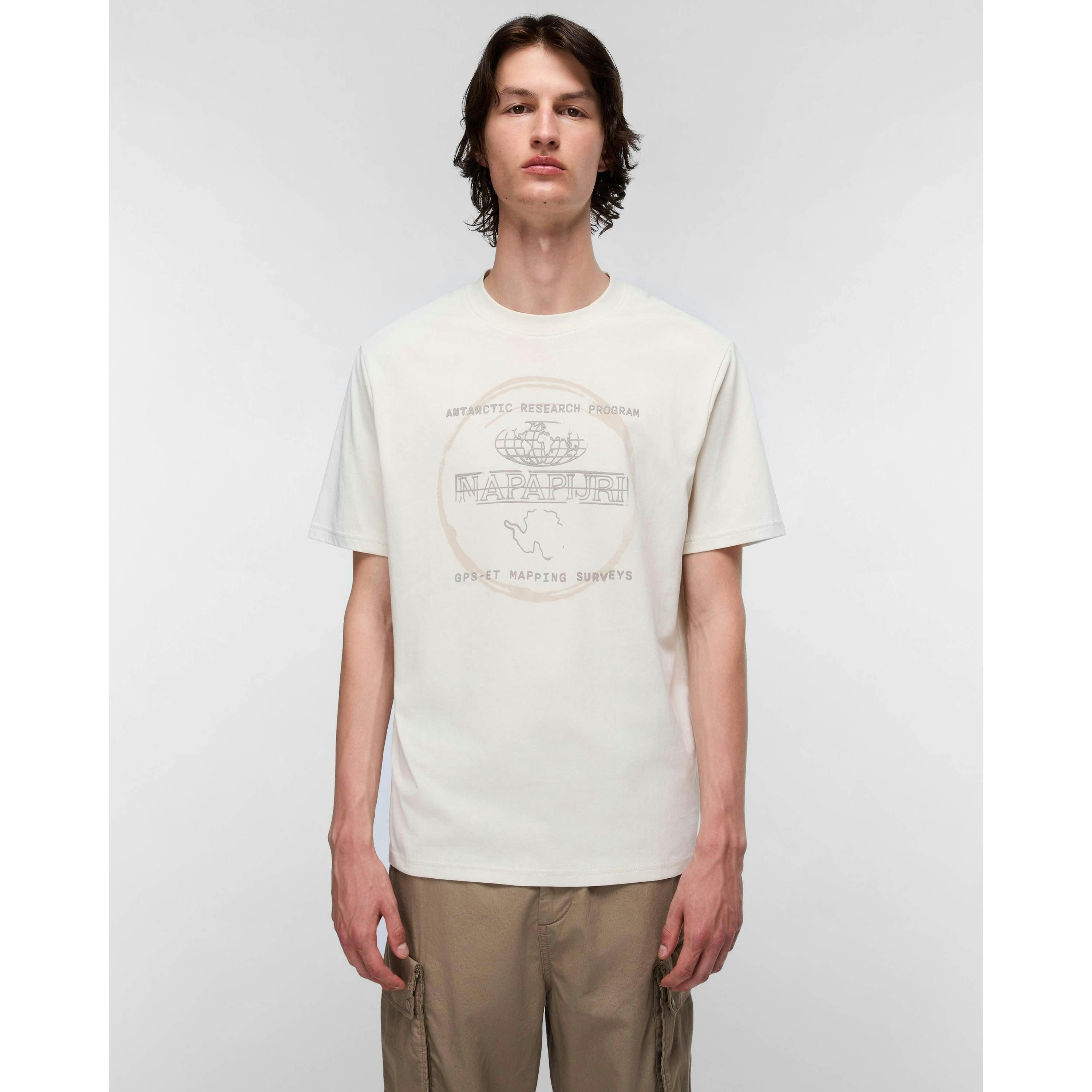 Napapijri Dimity T-Shirt  in Ivory , view 1 of 3