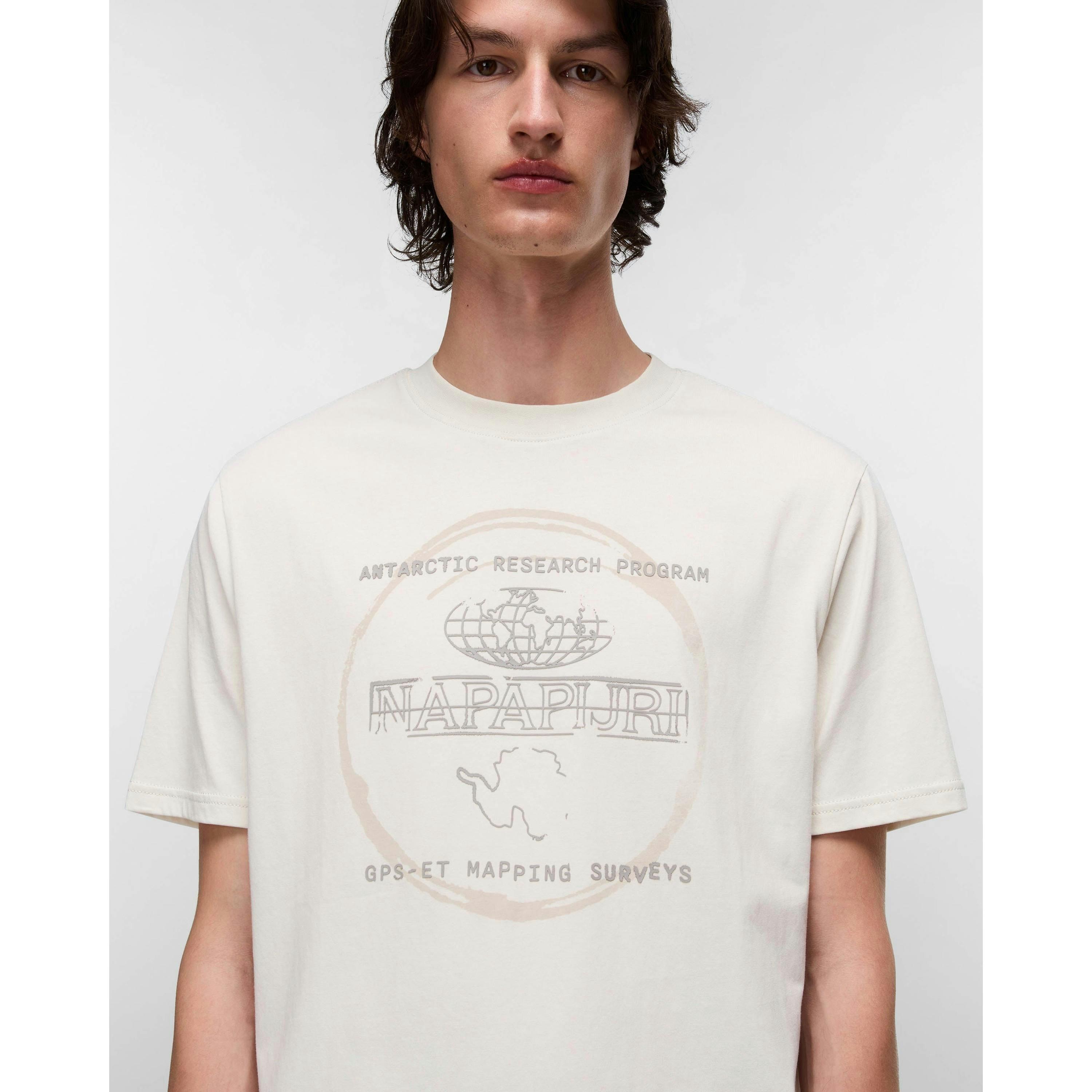 Napapijri Dimity T-Shirt  in Ivory , view 3 of 3