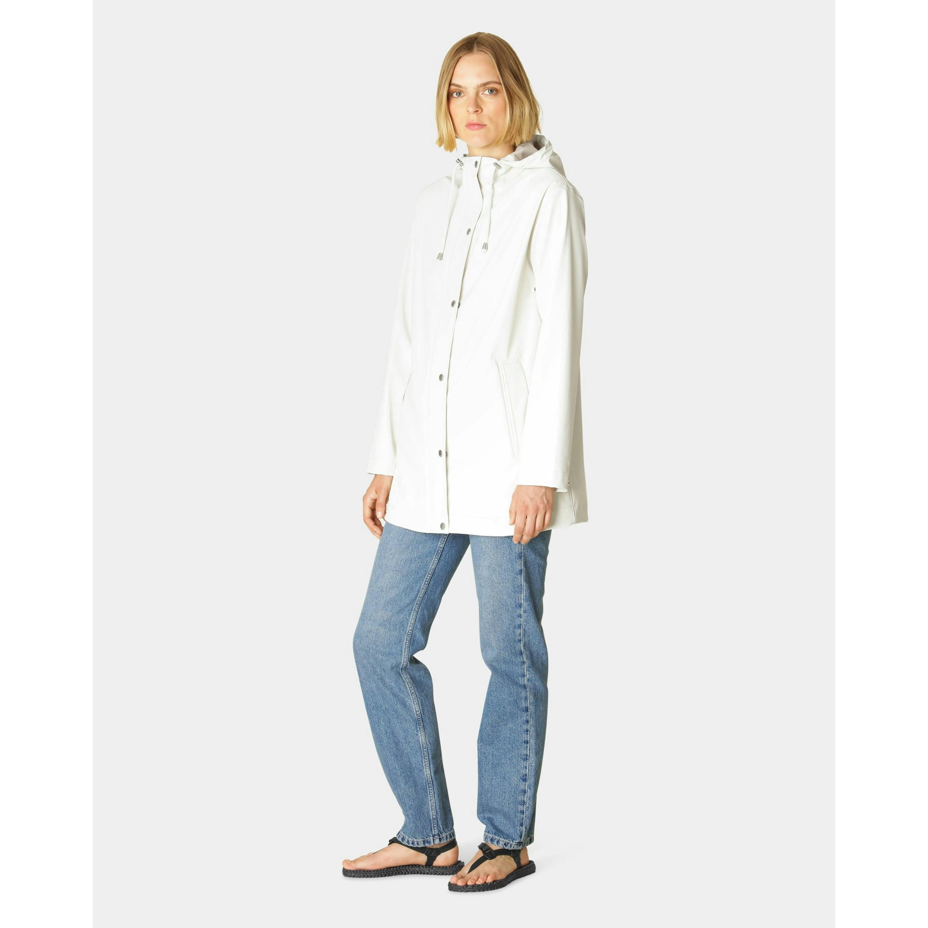 Isle Jacobsen Raincoat  in White , view 5 of 6