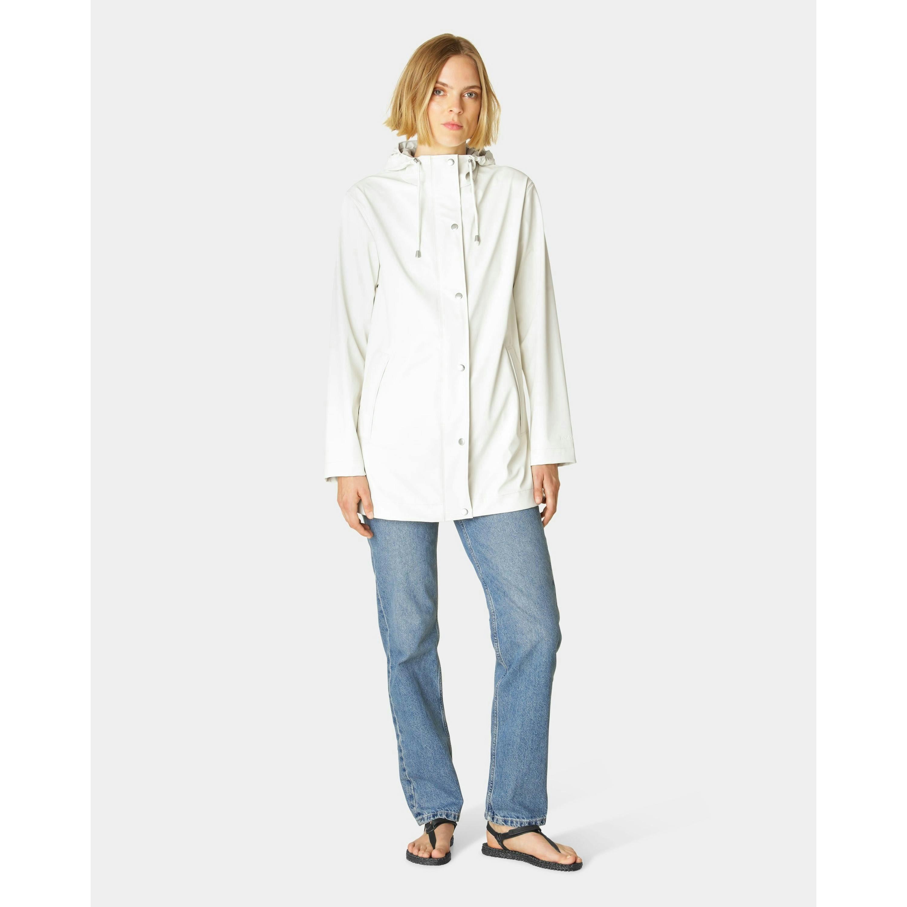 Isle Jacobsen Raincoat  in White , view 6 of 6