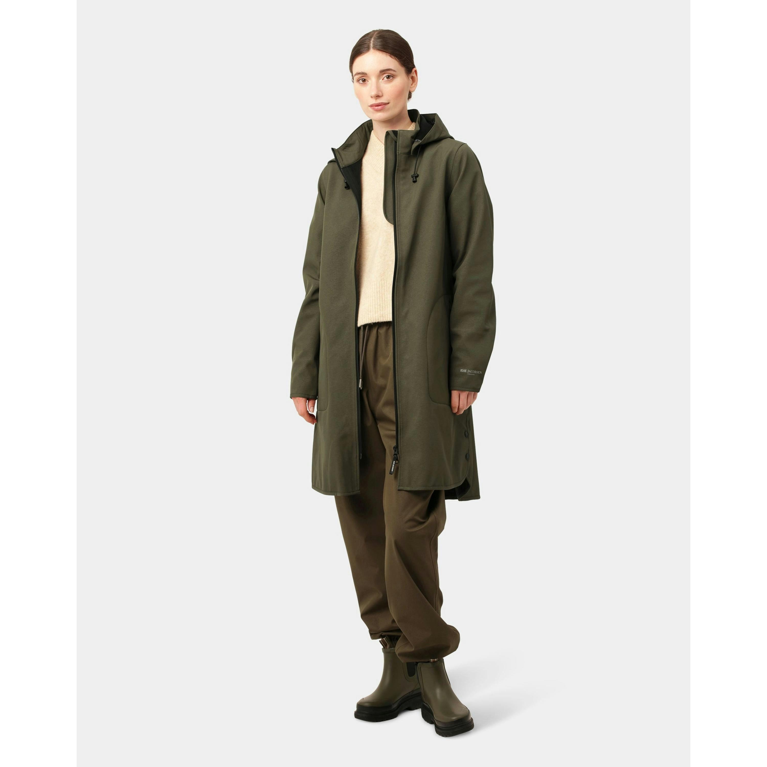 Isle Jacobsen Raincoat  in Green , view 1 of 6