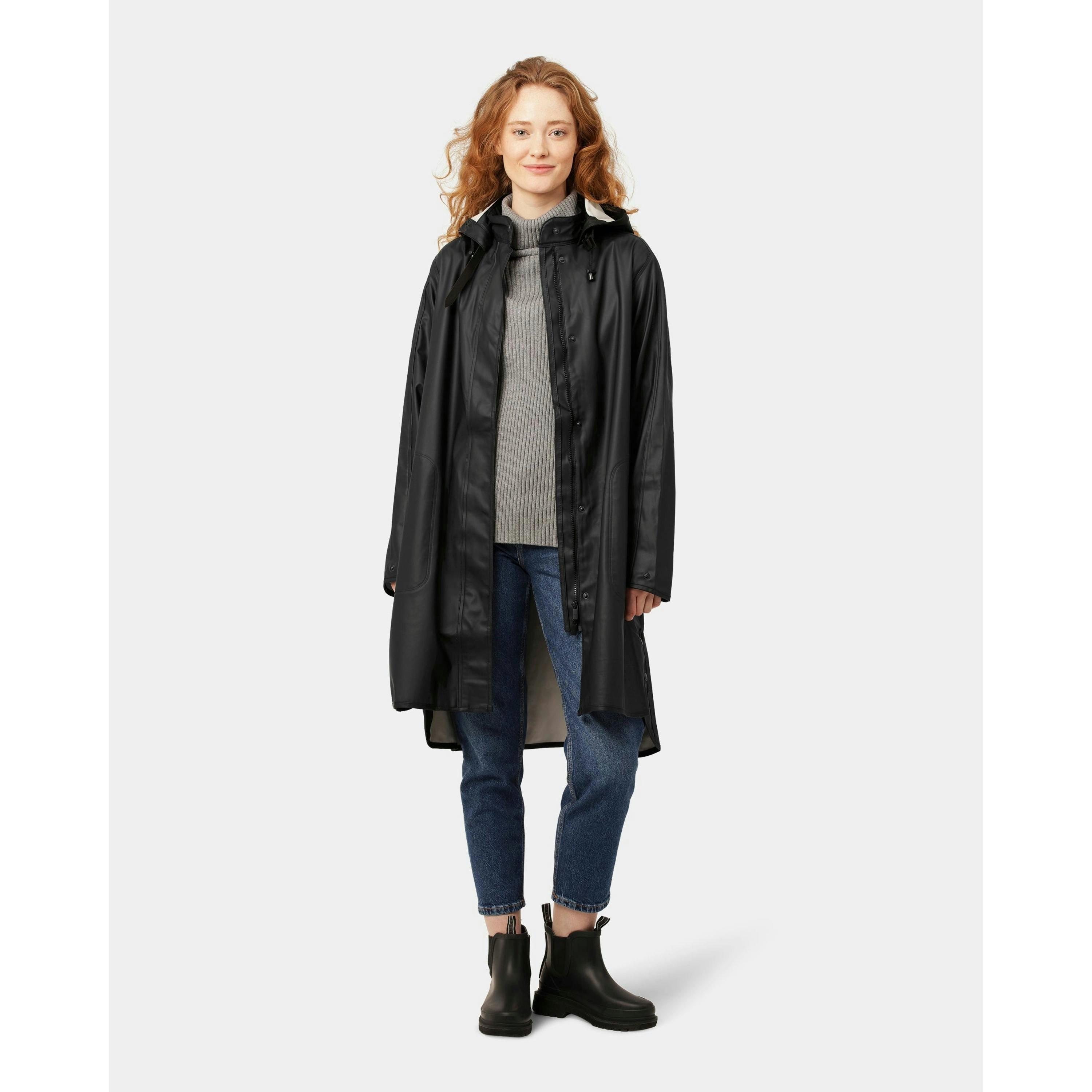 Isle Jacobsen Raincoat  in Black , view 5 of 6