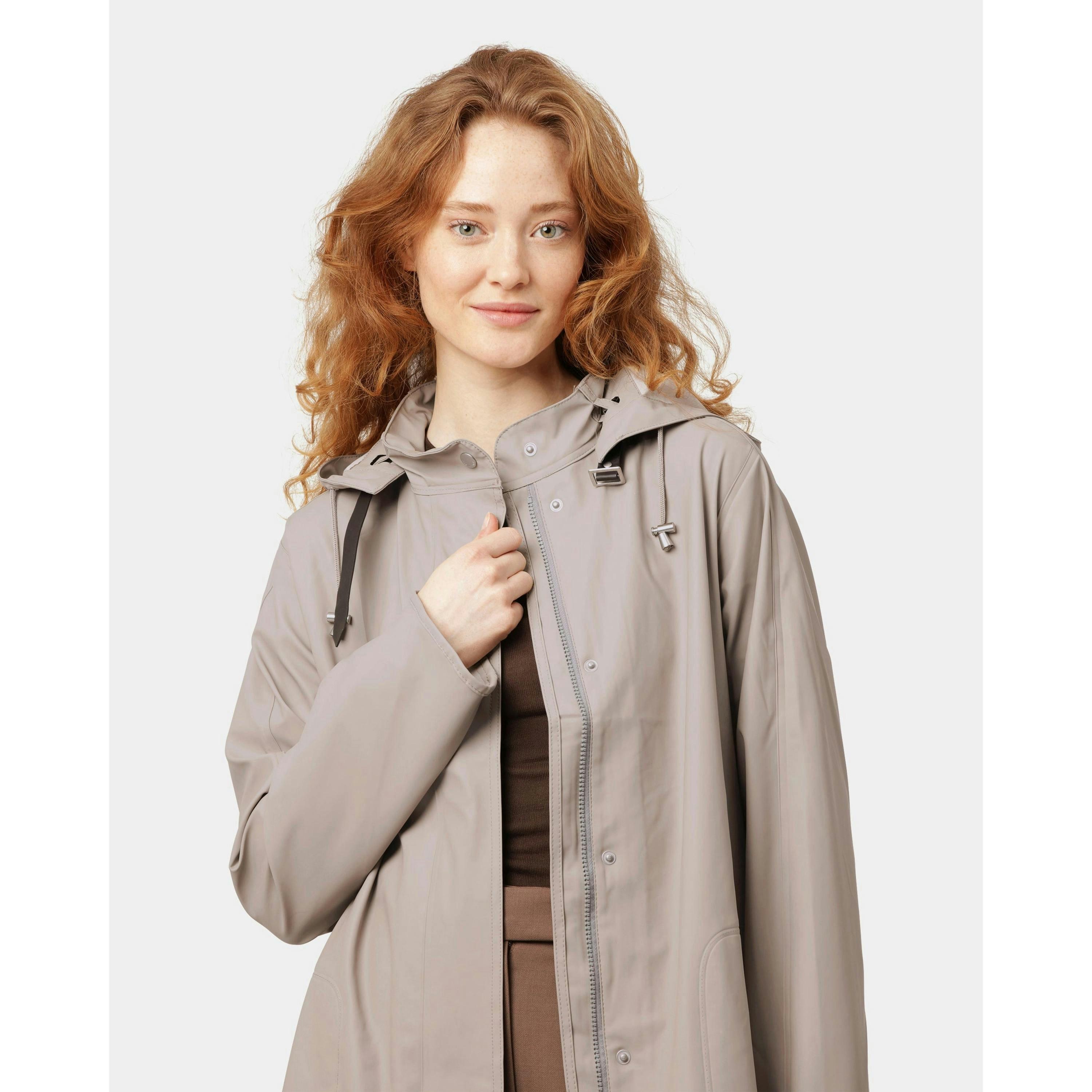 Isle Jacobsen Raincoat  in Grey , view 3 of 6