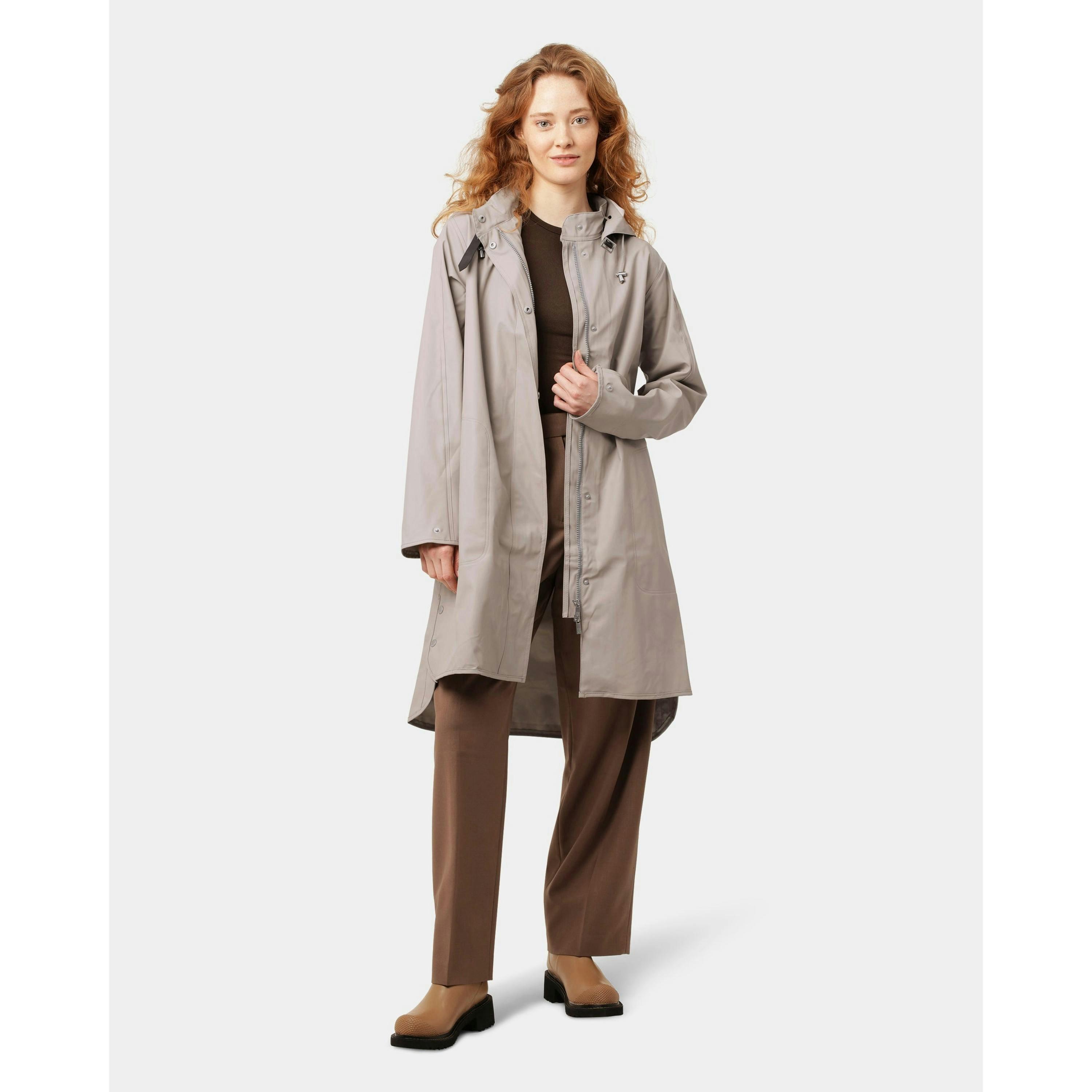 Isle Jacobsen Raincoat  in Grey , view 5 of 6