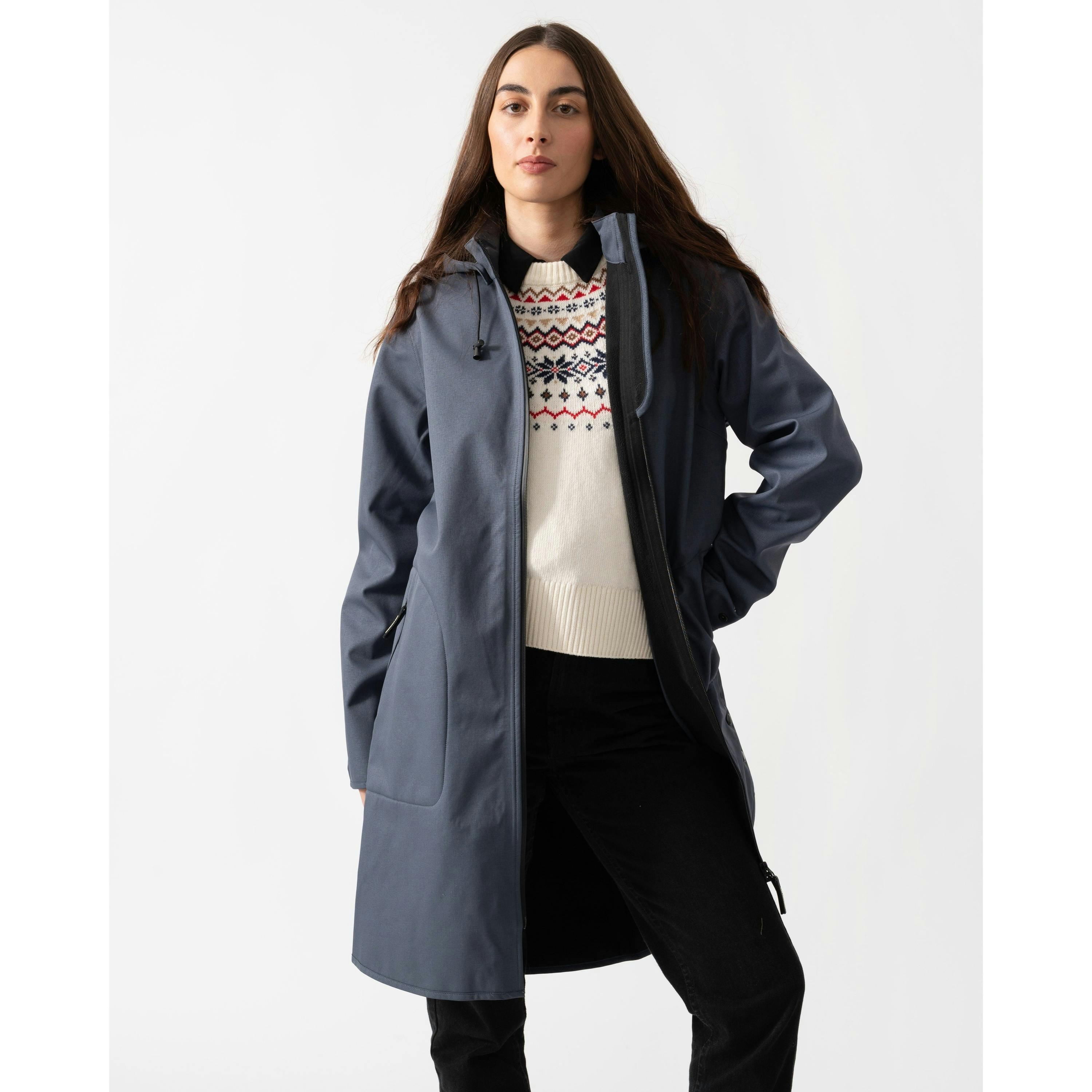 Isle Jacobsen Raincoat  in Grey , view 4 of 6