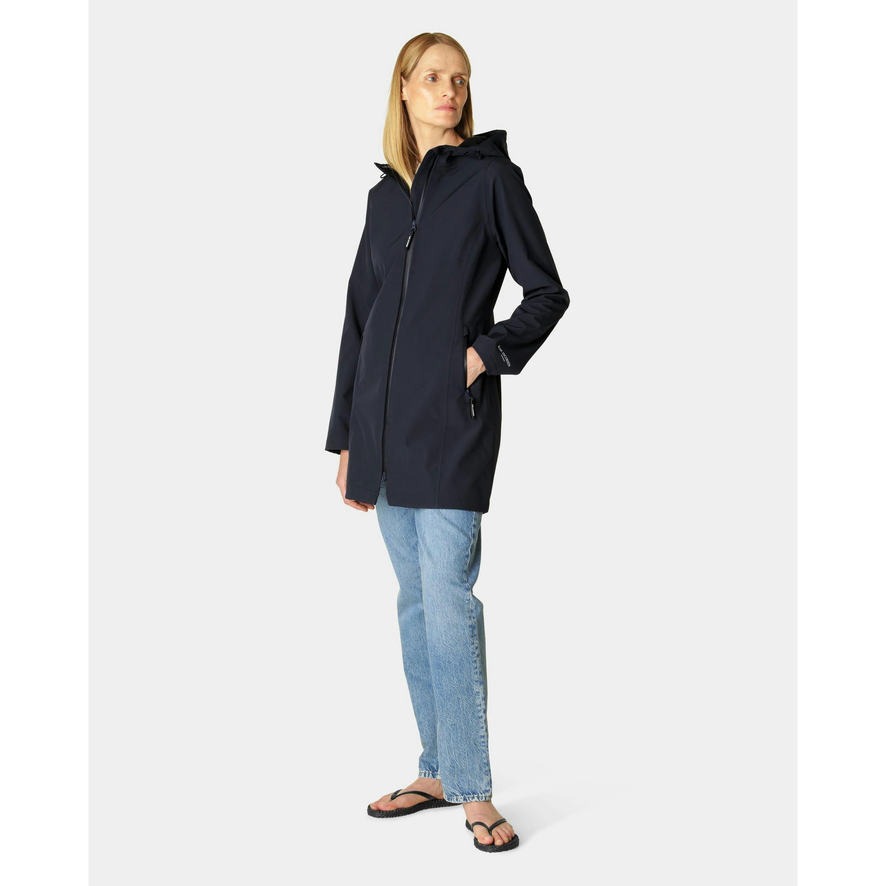 Isle Jacobsen Raincoat  in Grey , view 3 of 6